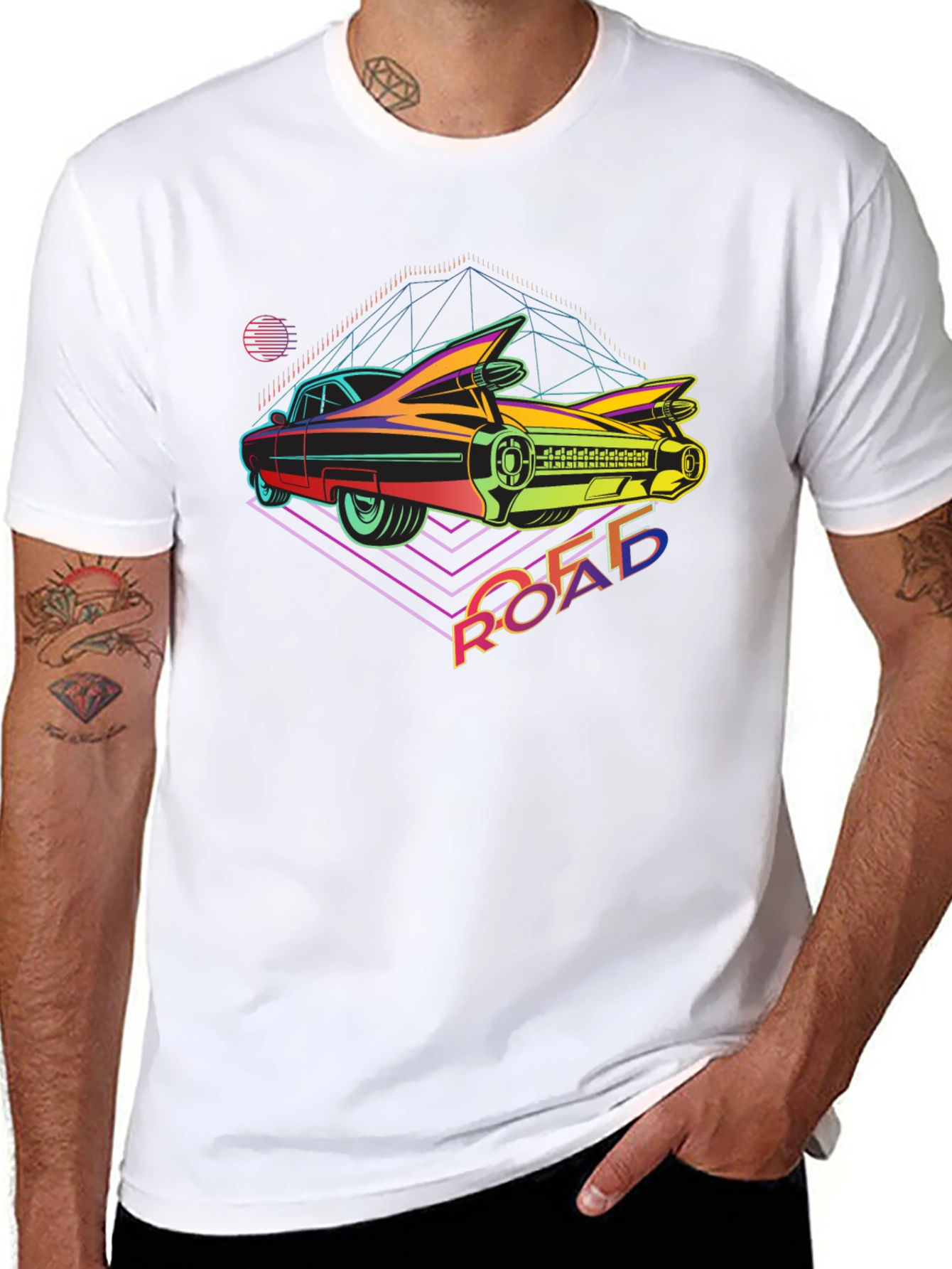 Retro Car T-Shirt - 80s Inspired Graphic Tee