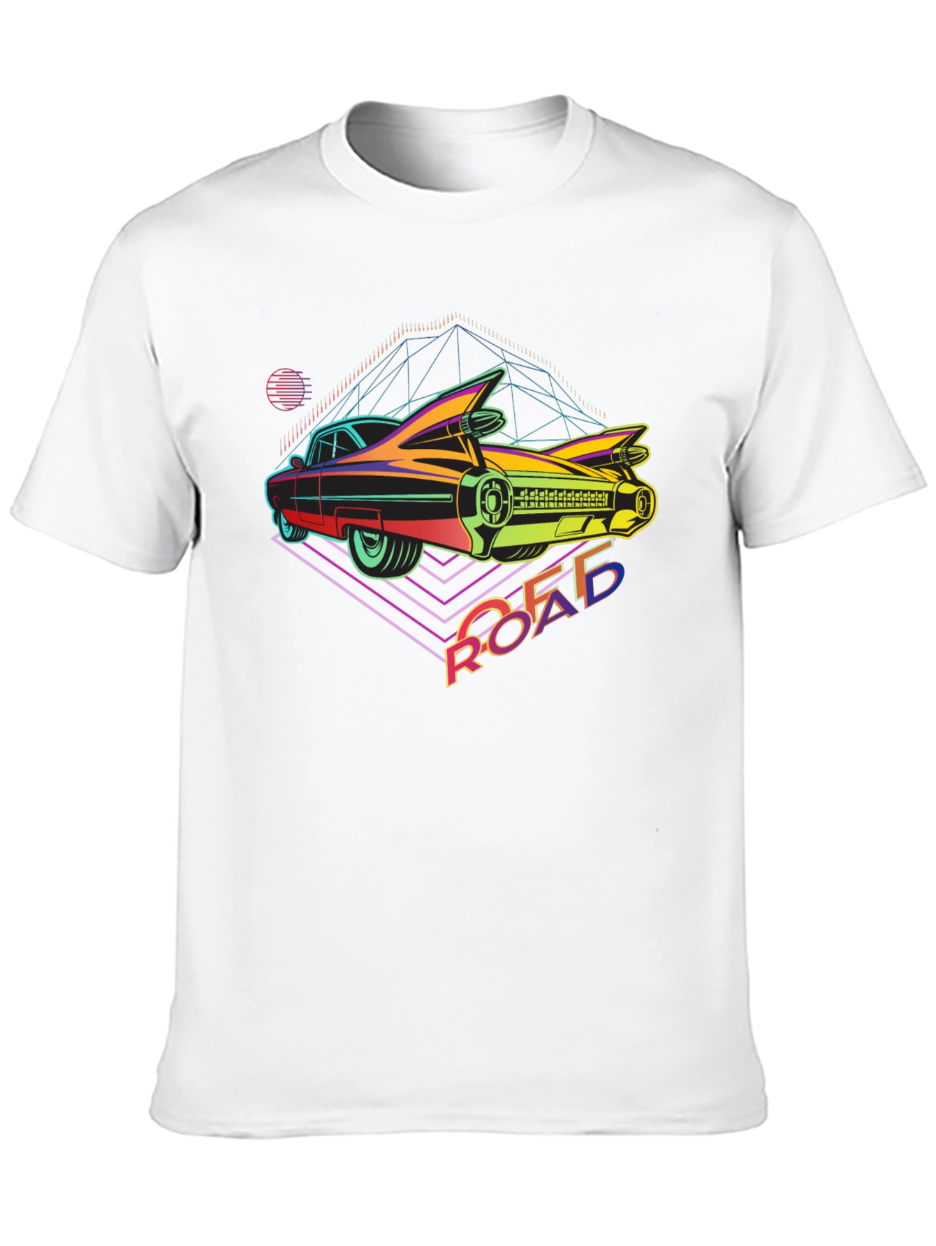Retro Car T-Shirt - 80s Inspired Graphic Tee