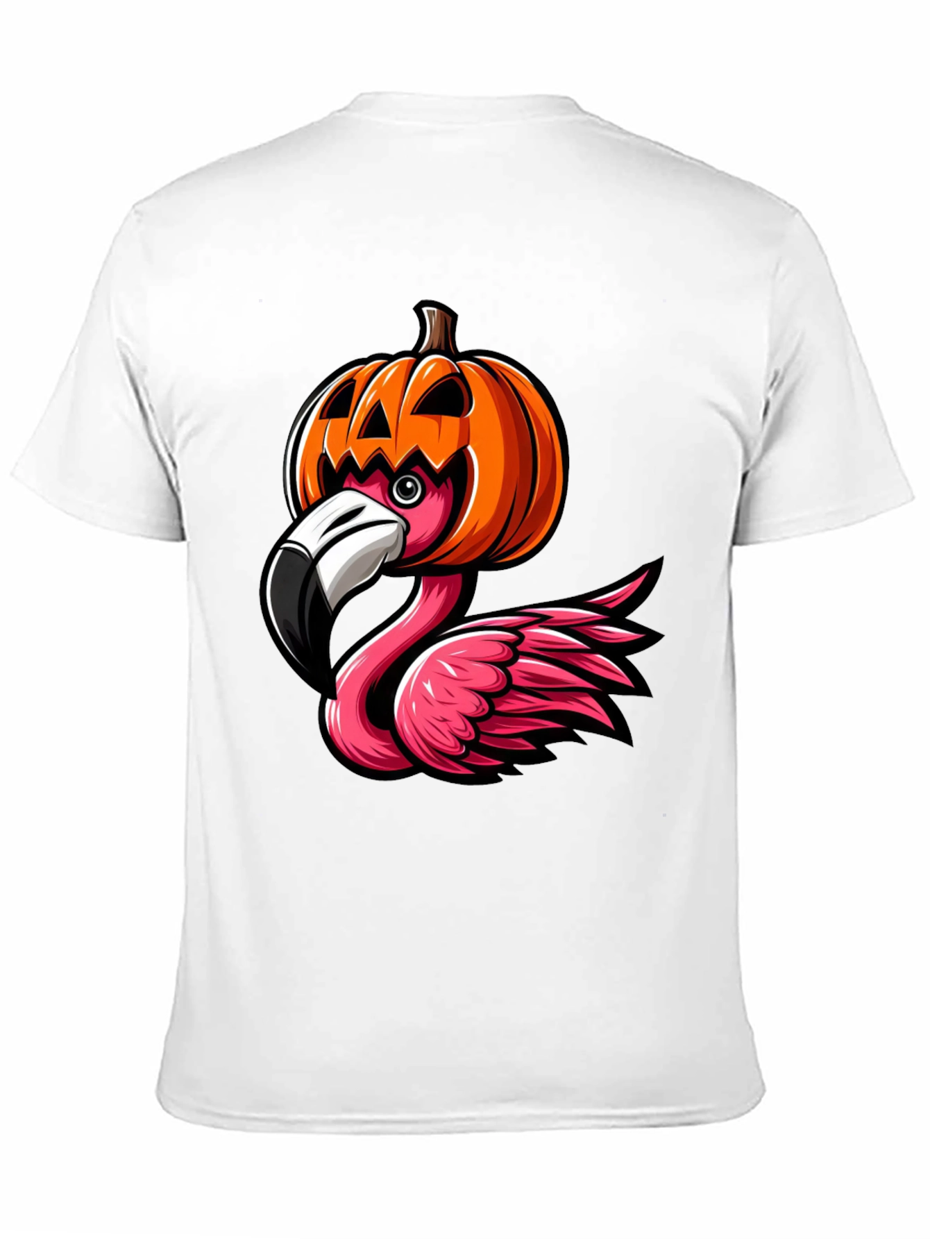 Halloween Flamingo T-Shirt - Pumpkin Costume Tee