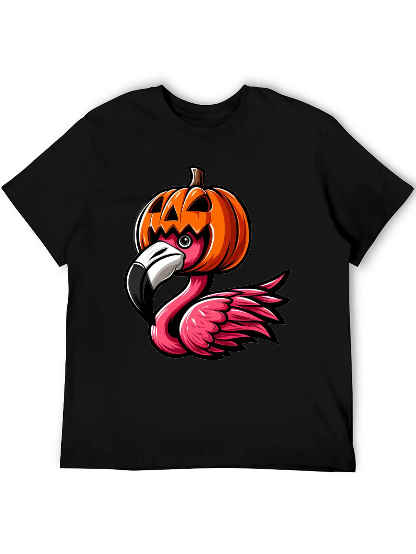 Halloween Flamingo T-Shirt - Pumpkin Costume Tee