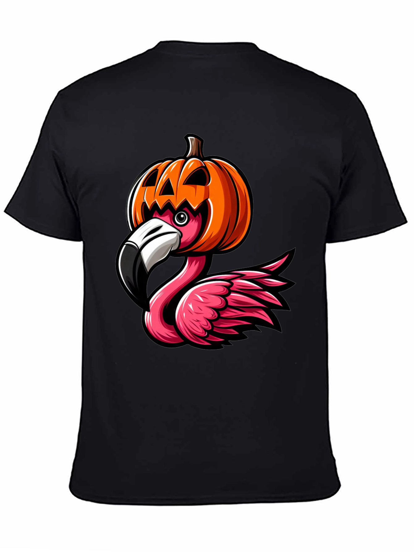 Halloween Flamingo T-Shirt - Pumpkin Costume Tee