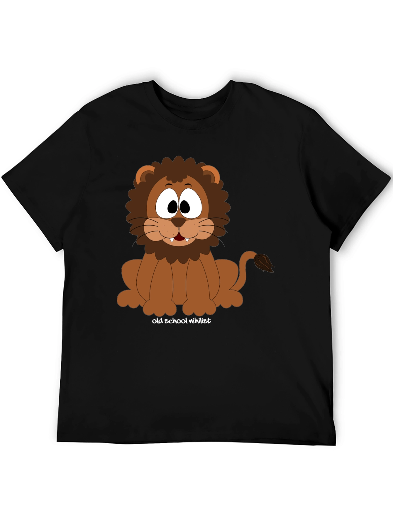 Cartoon Lion T-Shirt - Old School Nihilist