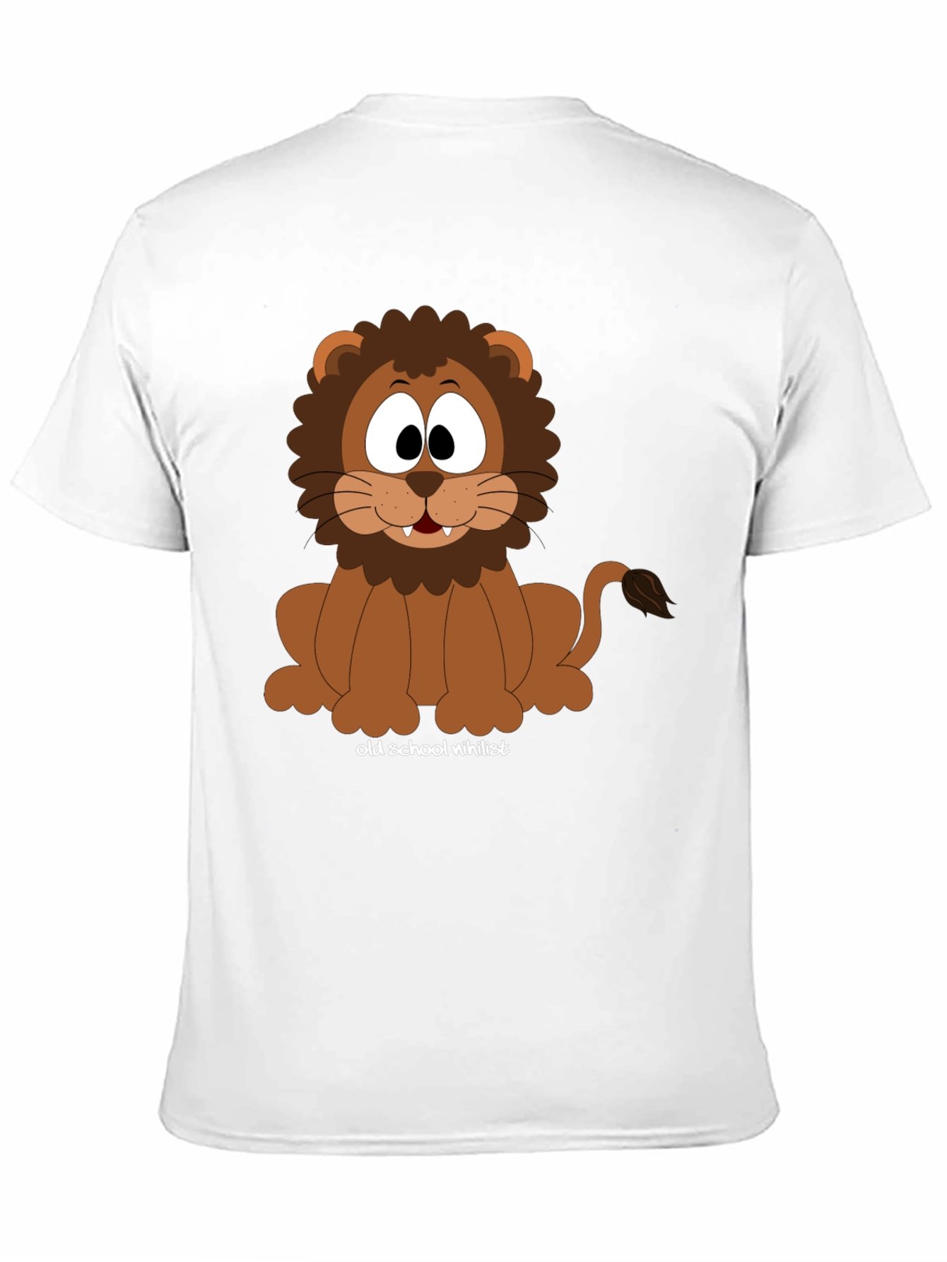 Cartoon Lion T-Shirt - Old School Nihilist