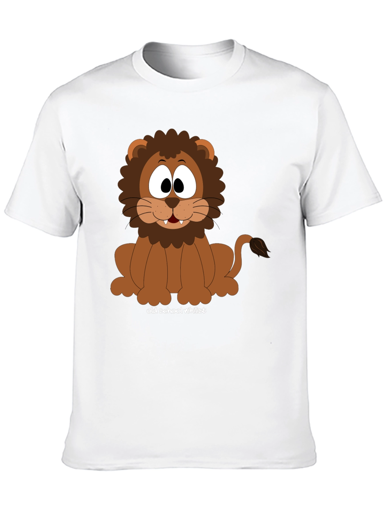 Cartoon Lion T-Shirt - Old School Nihilist