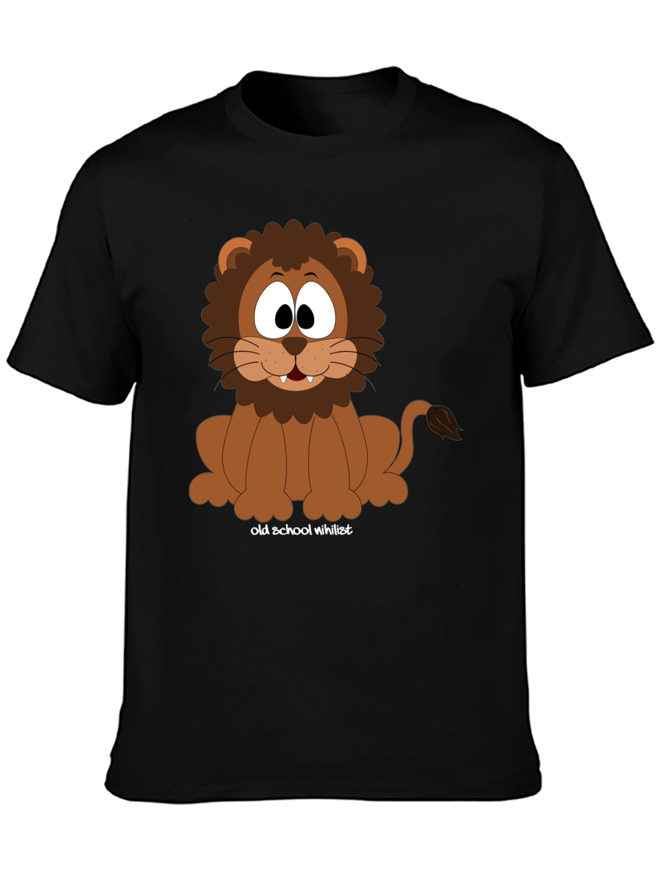 Cartoon Lion T-Shirt - Old School Nihilist