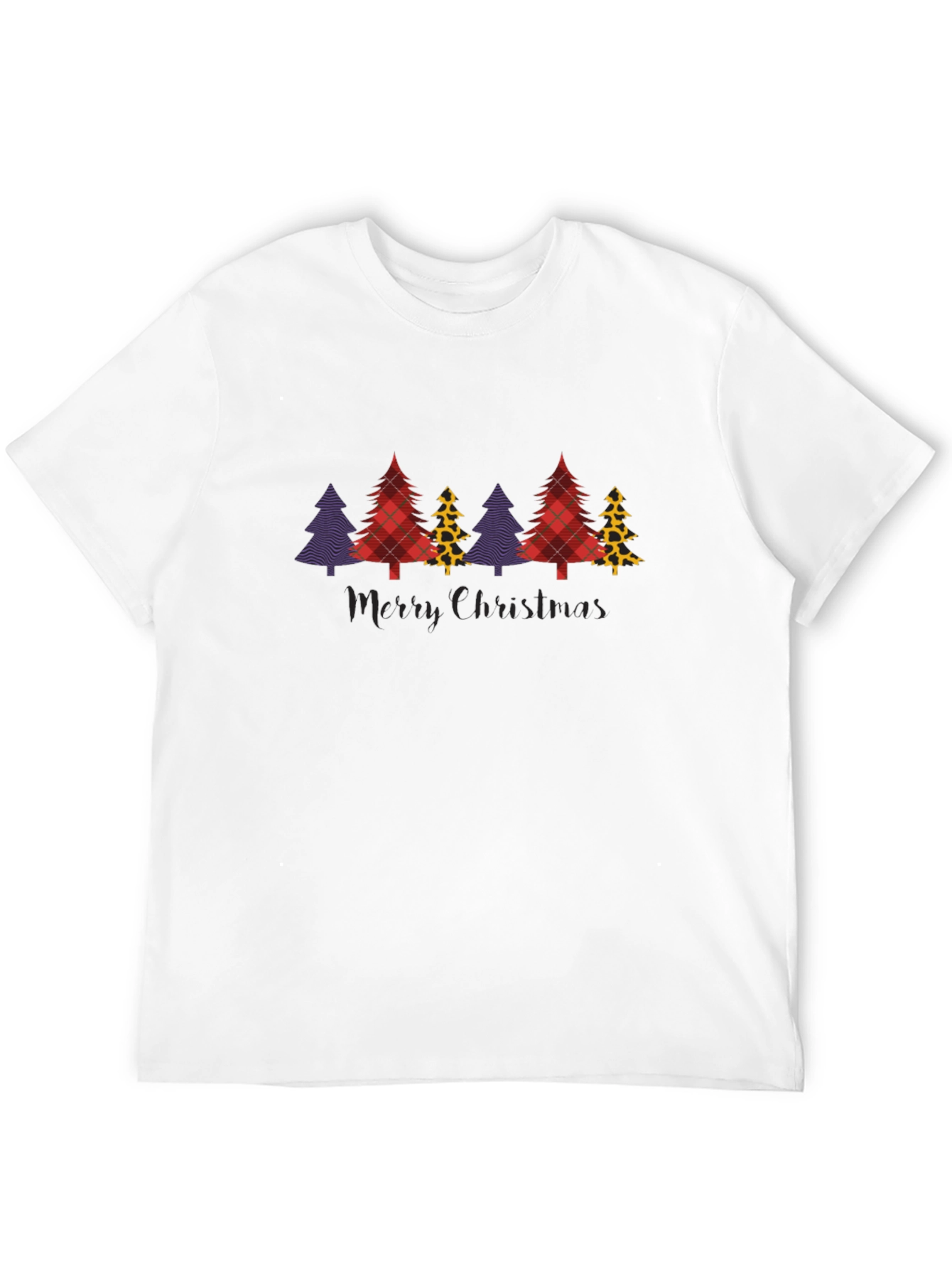 Merry Christmas Trees Graphic Tee - Unisex