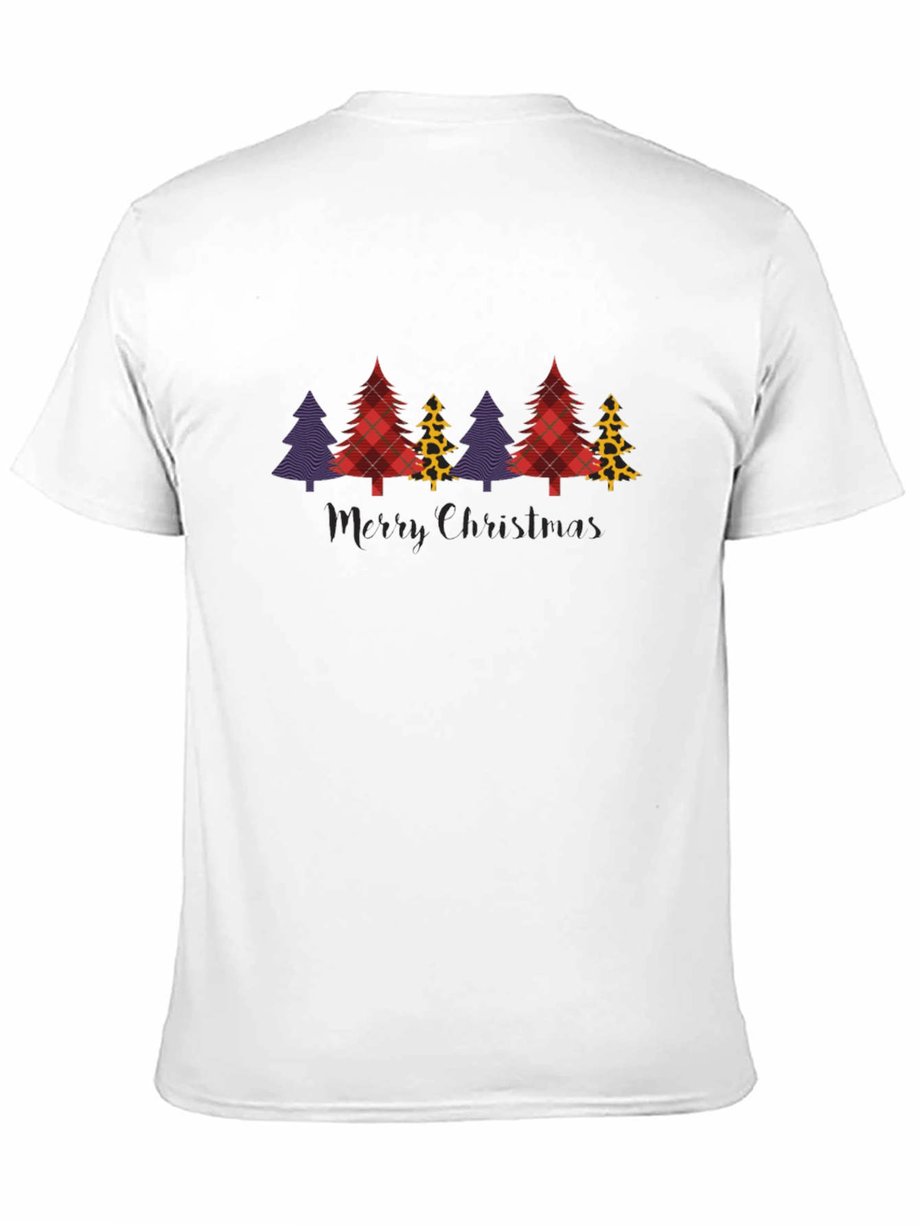 Merry Christmas Trees Graphic Tee - Unisex