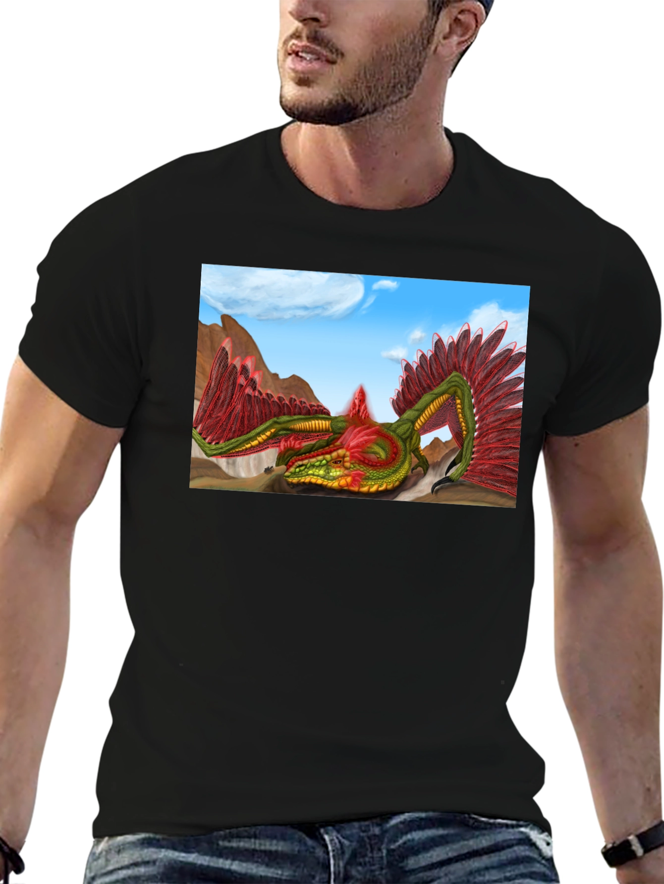 Quetzalcoatl Serpent Graphic Tee