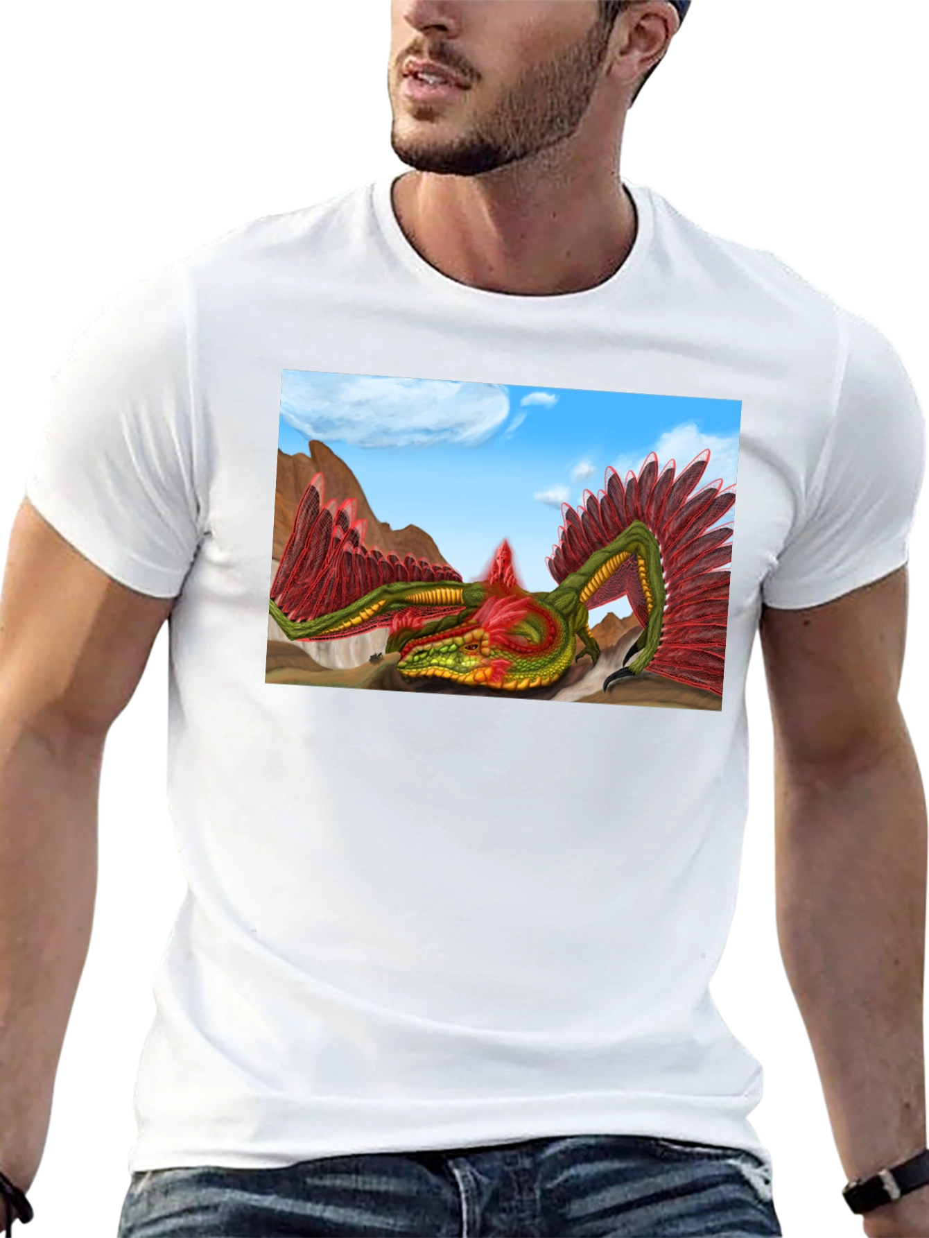 Quetzalcoatl Serpent Graphic Tee