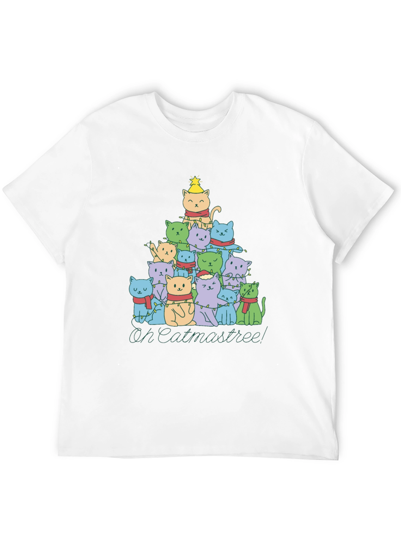Oh Catmastree! Christmas Cats T-Shirt
