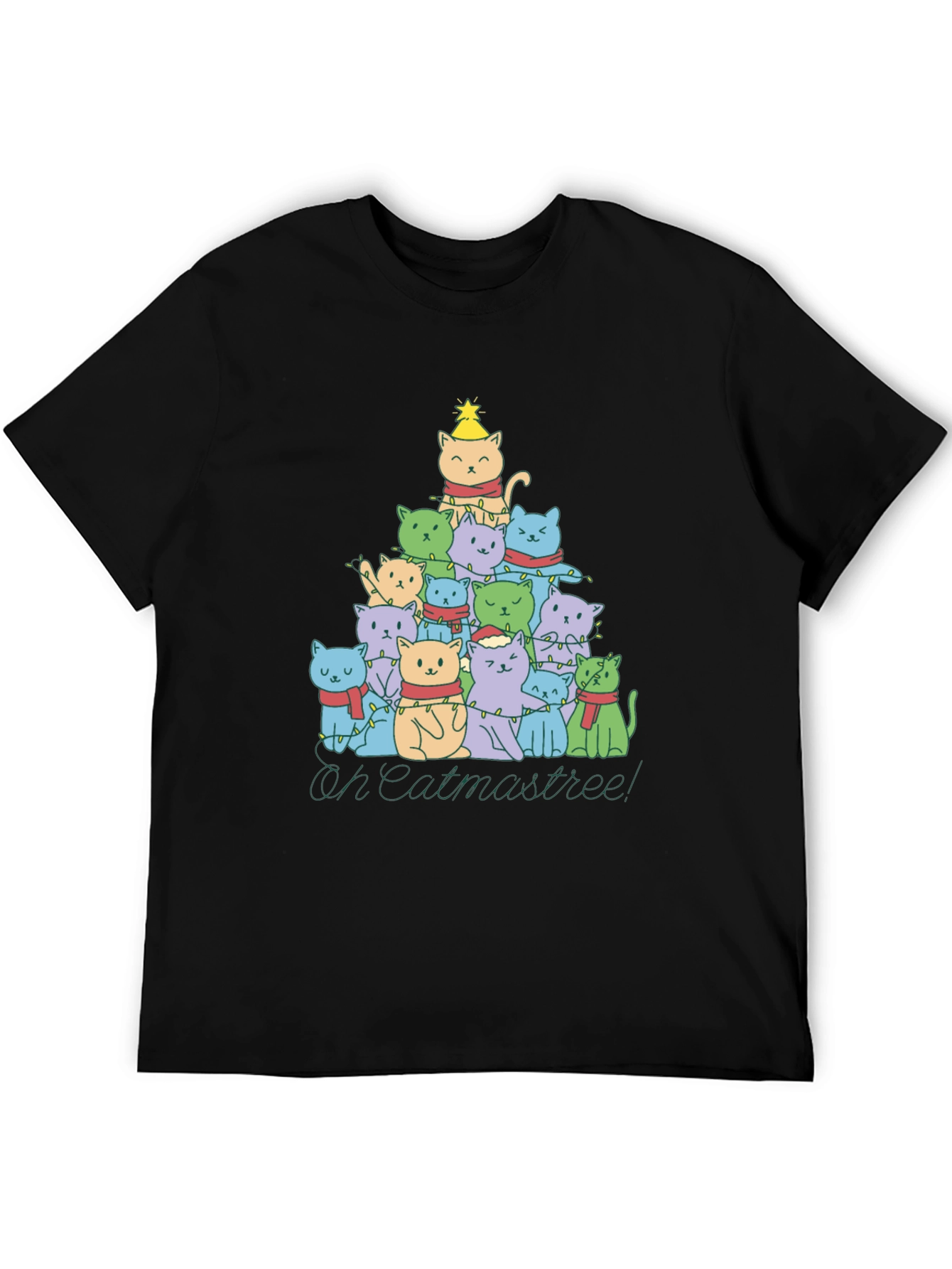 Oh Catmastree! Christmas Cats T-Shirt