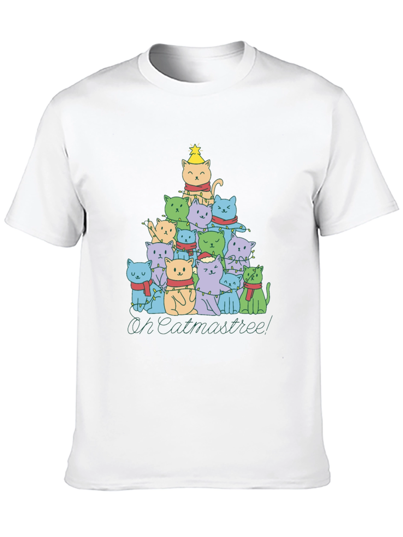 Oh Catmastree! Christmas Cats T-Shirt