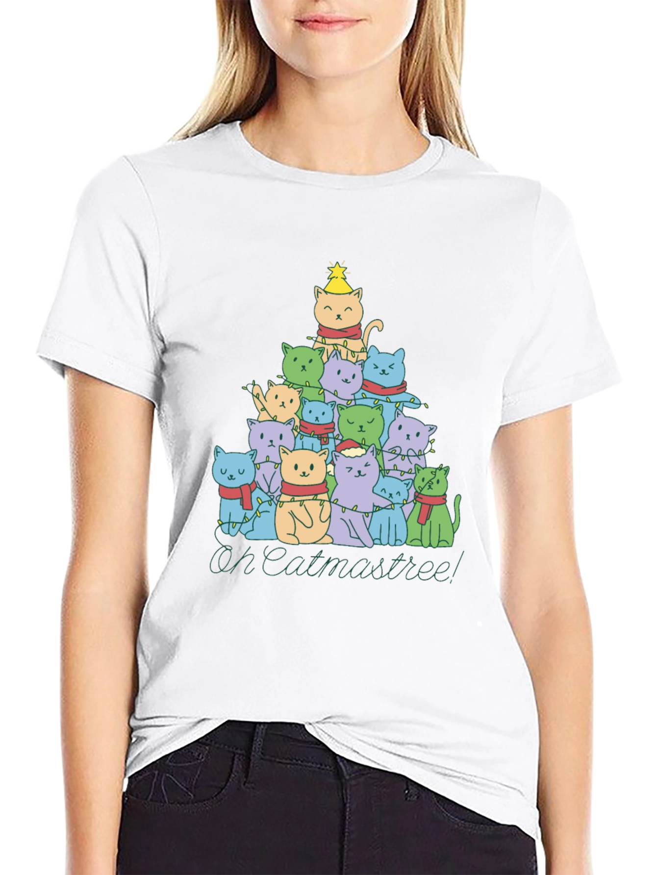 Oh Catmastree! Christmas Cats T-Shirt