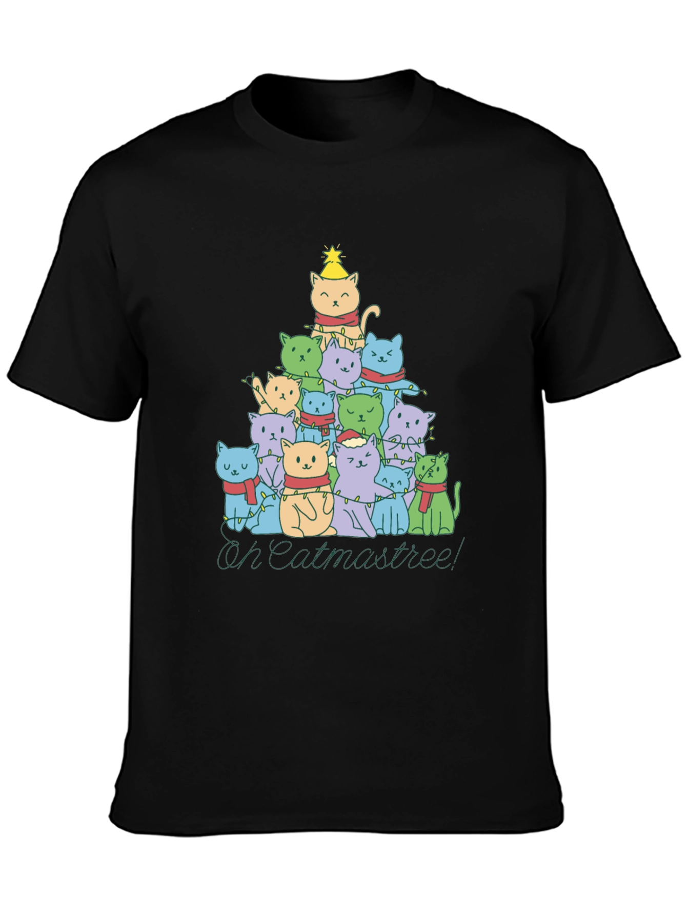 Oh Catmastree! Christmas Cats T-Shirt