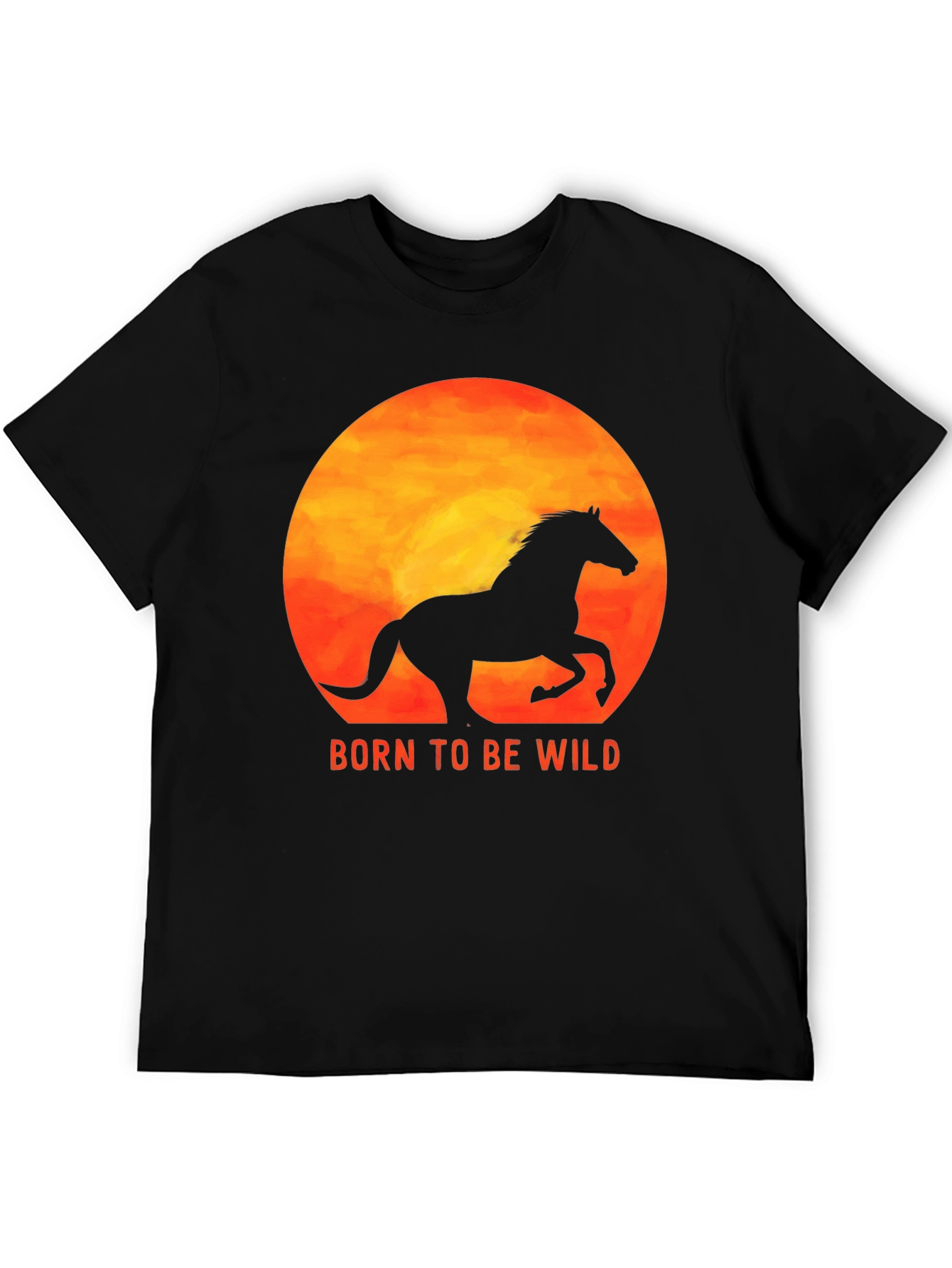 Born to Be Wild Horse Graphic Tee