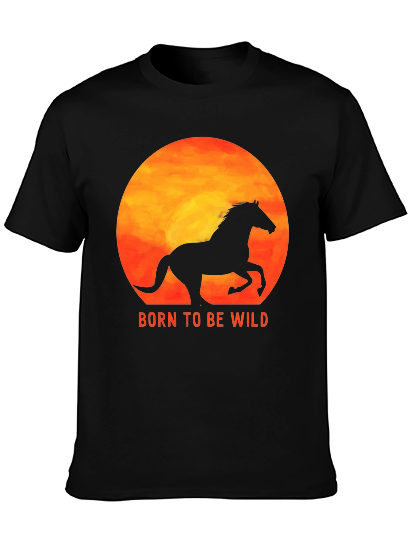 Born to Be Wild Horse Graphic Tee
