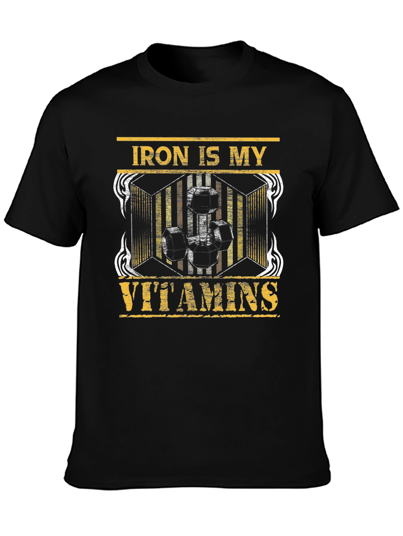 Iron Is My Vitamins Gym T-Shirt