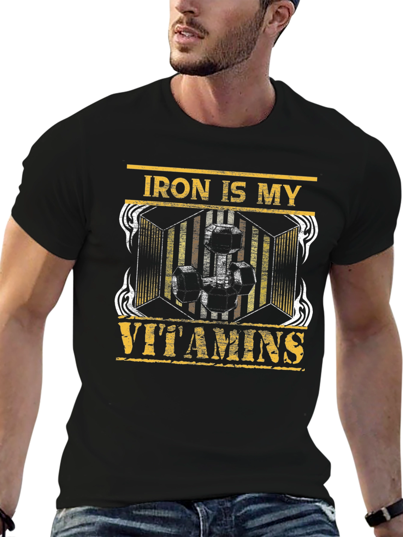 Iron Is My Vitamins Gym T-Shirt