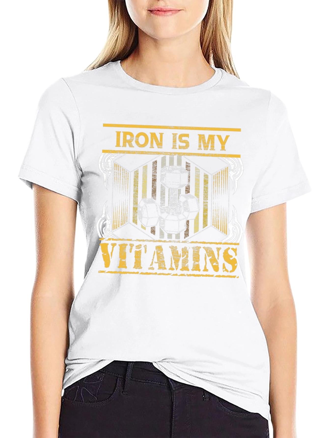 Iron Is My Vitamins Gym T-Shirt