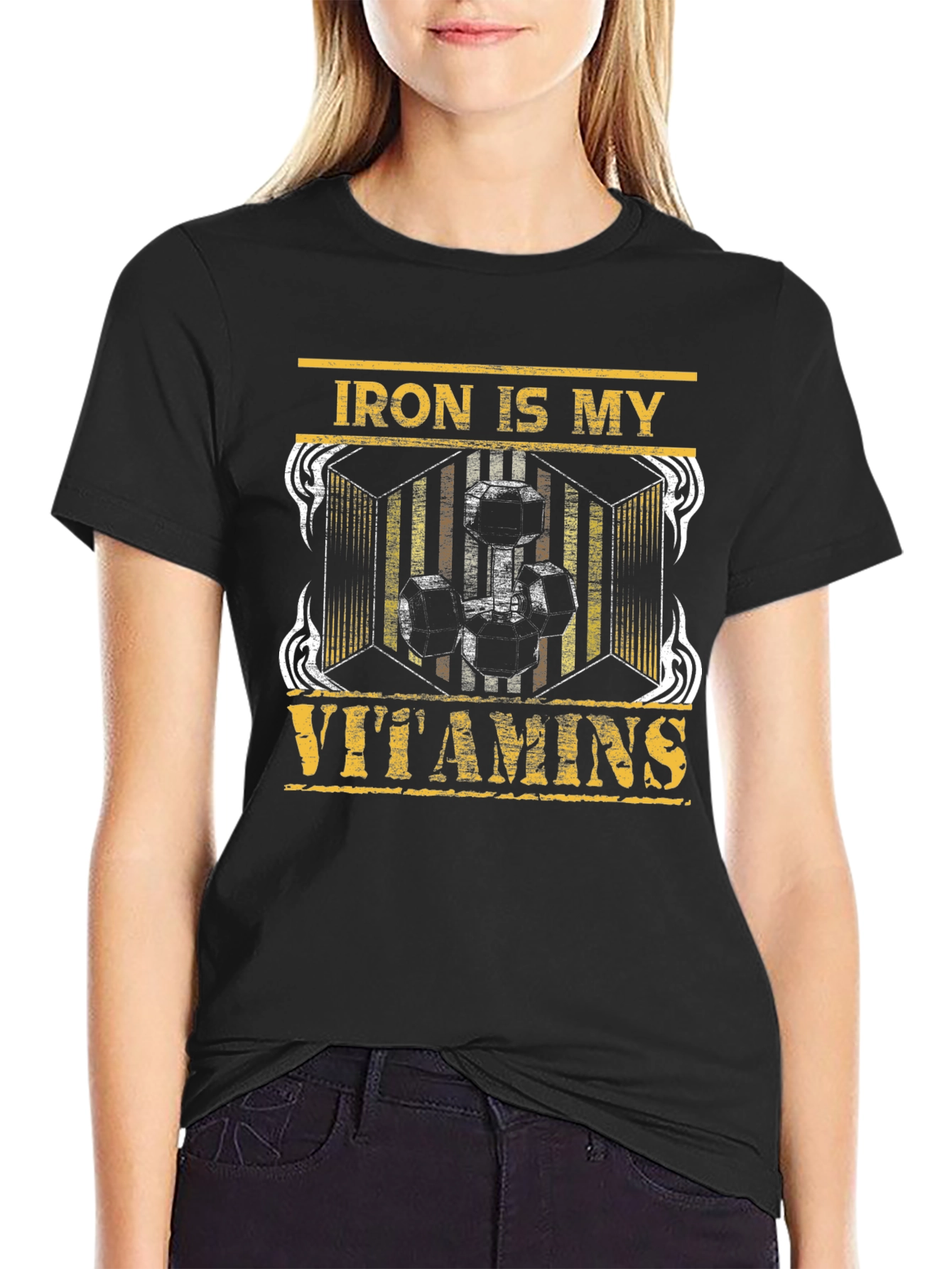 Iron Is My Vitamins Gym T-Shirt