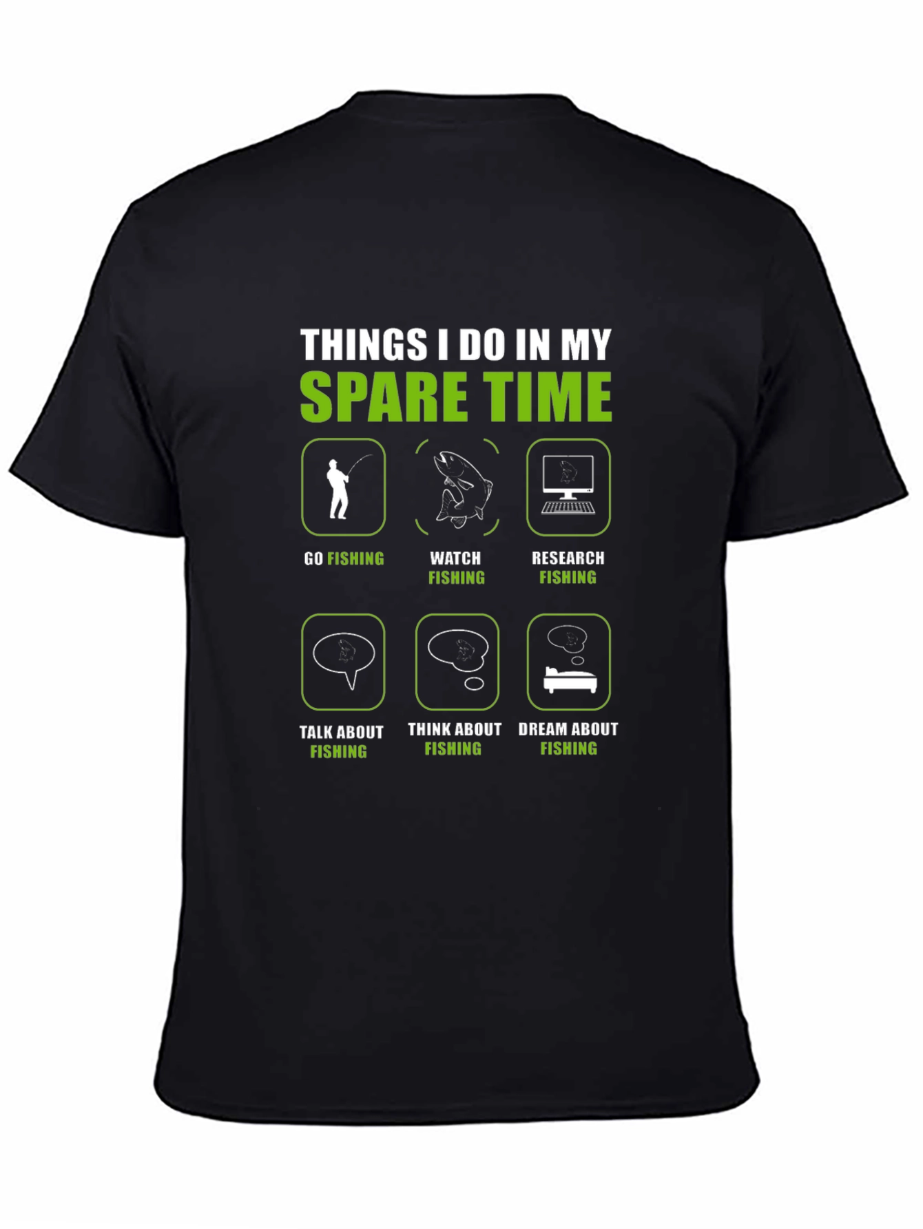 Fishing Spare Time Graphic Tee