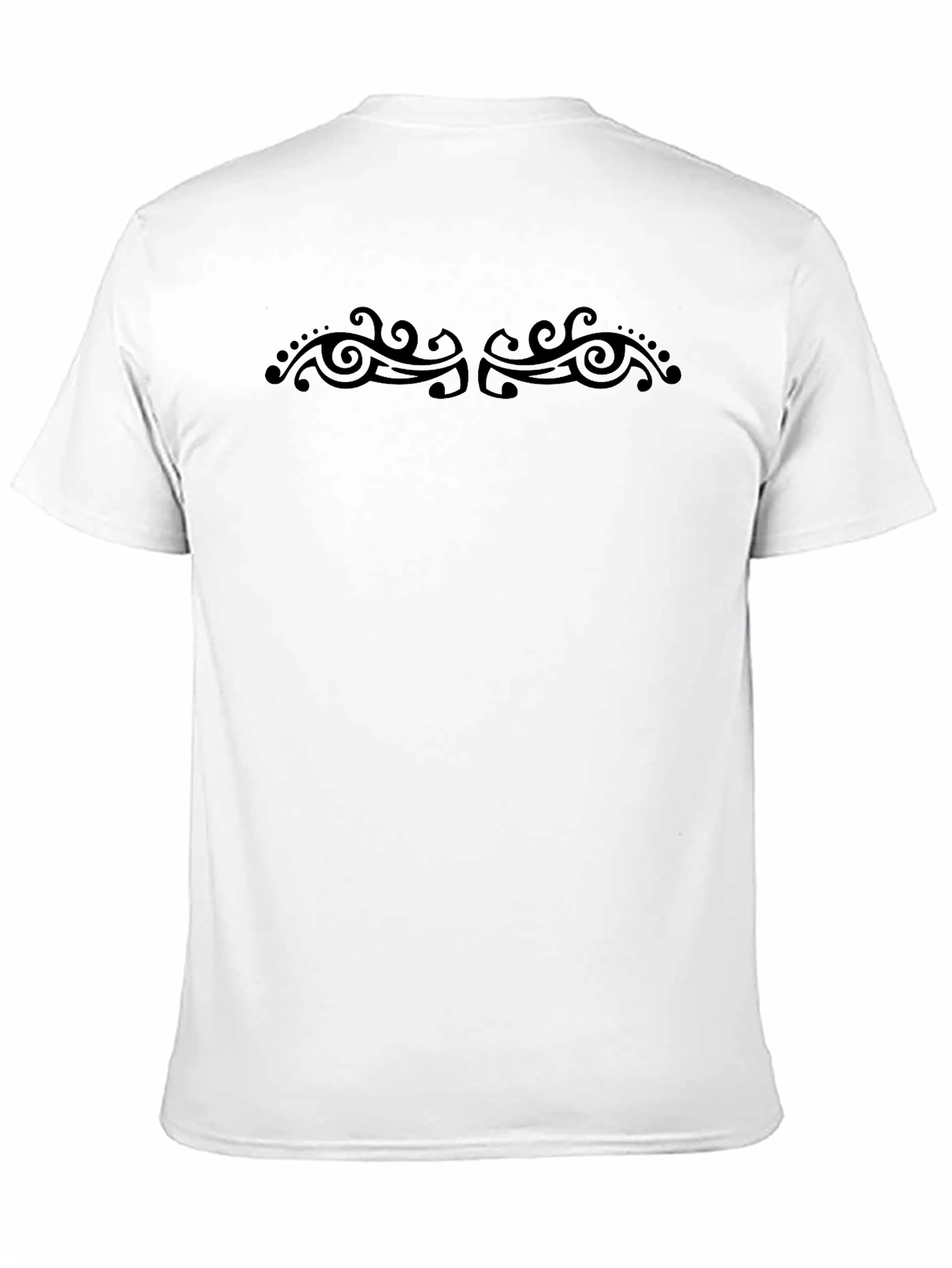 Tribal Design Black T-Shirt