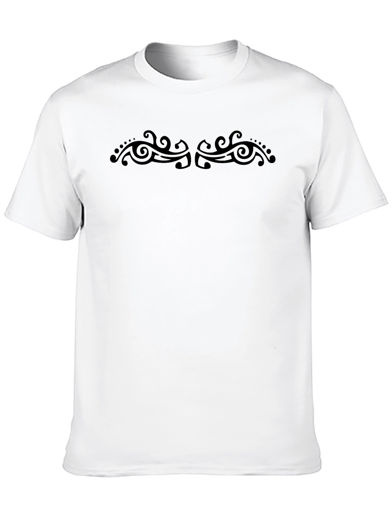 Tribal Design Black T-Shirt