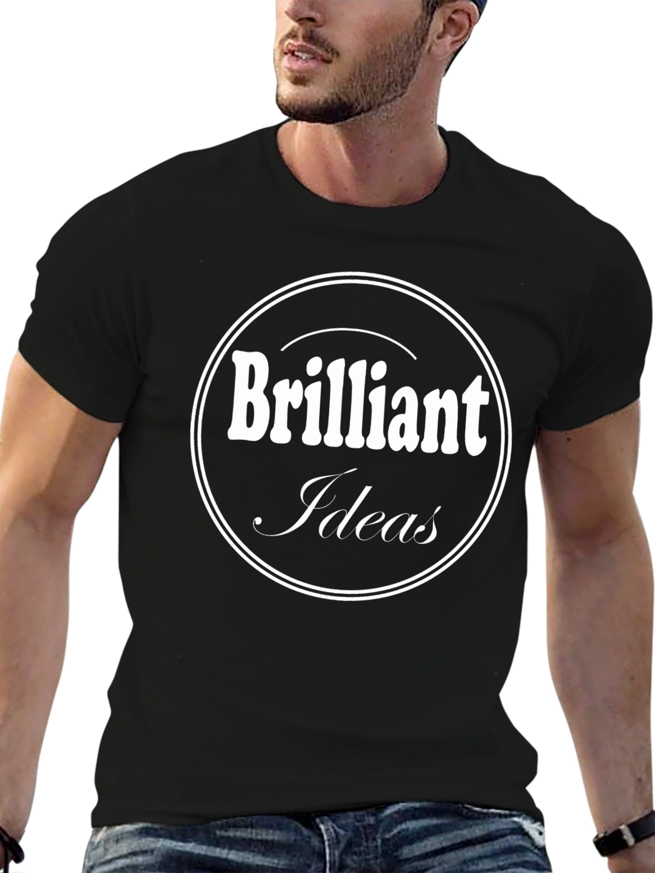Brilliant Ideas Graphic T-Shirt - Classic Black