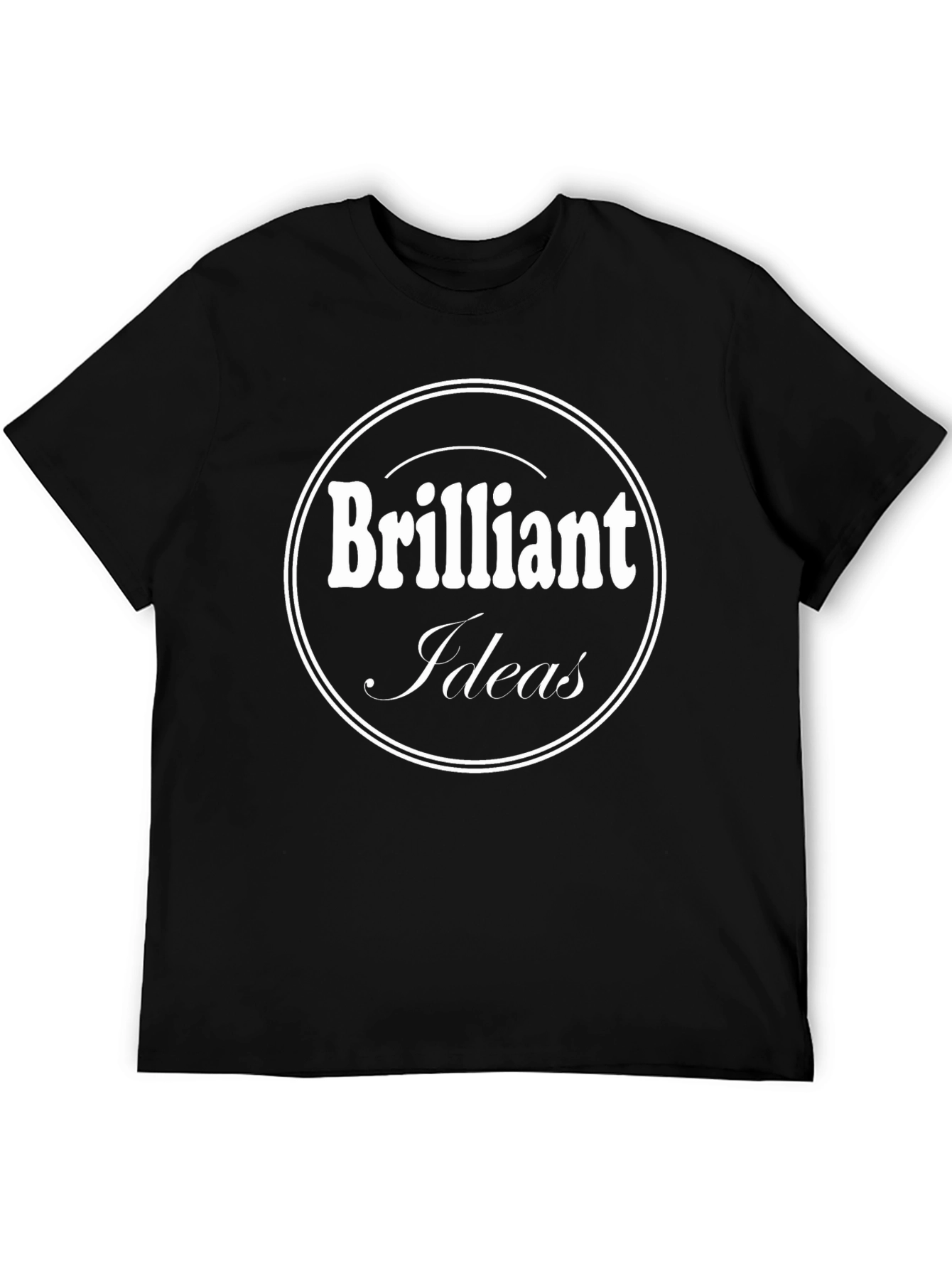 Brilliant Ideas Graphic T-Shirt - Classic Black