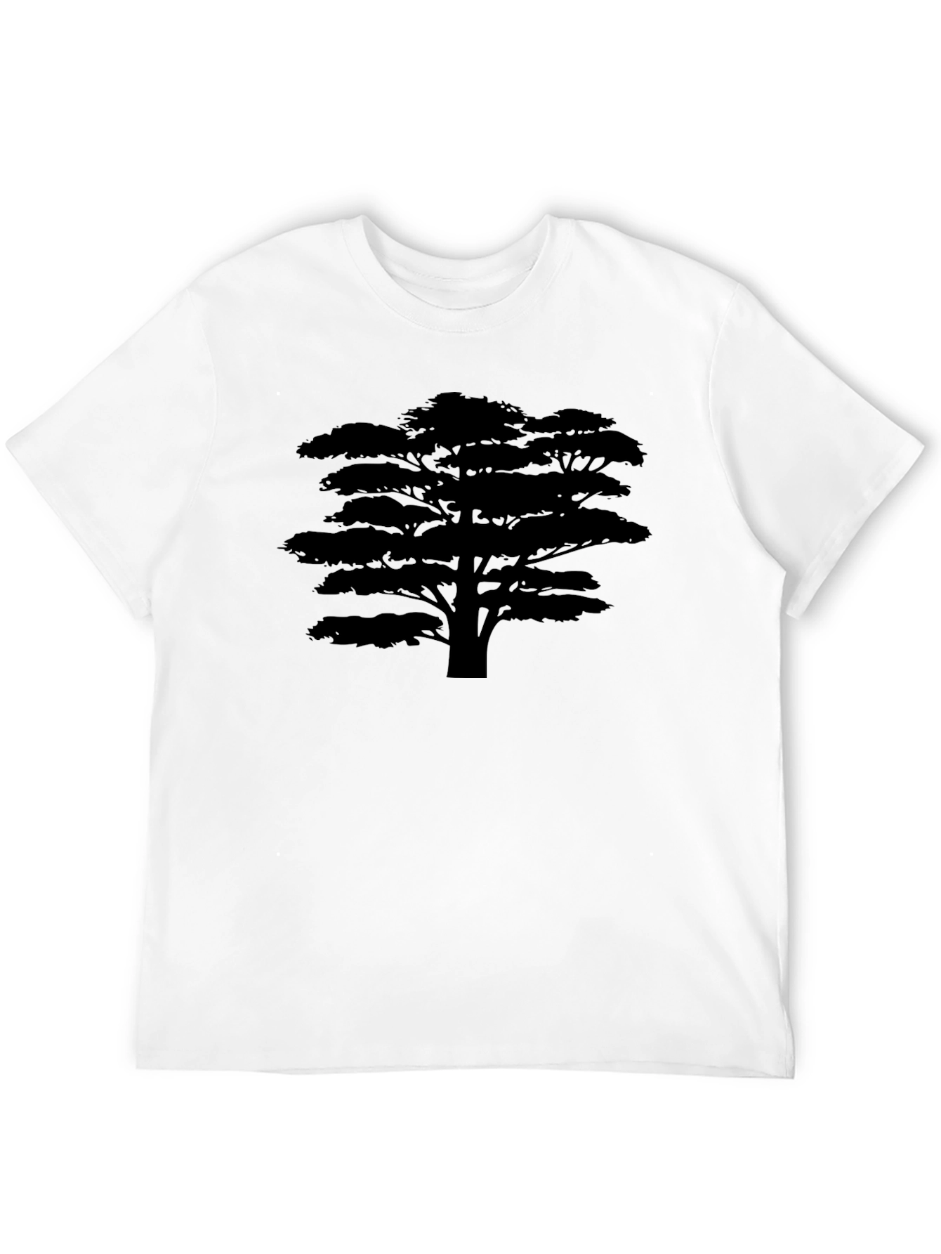 Silhouette Tree Graphic Black T-Shirt