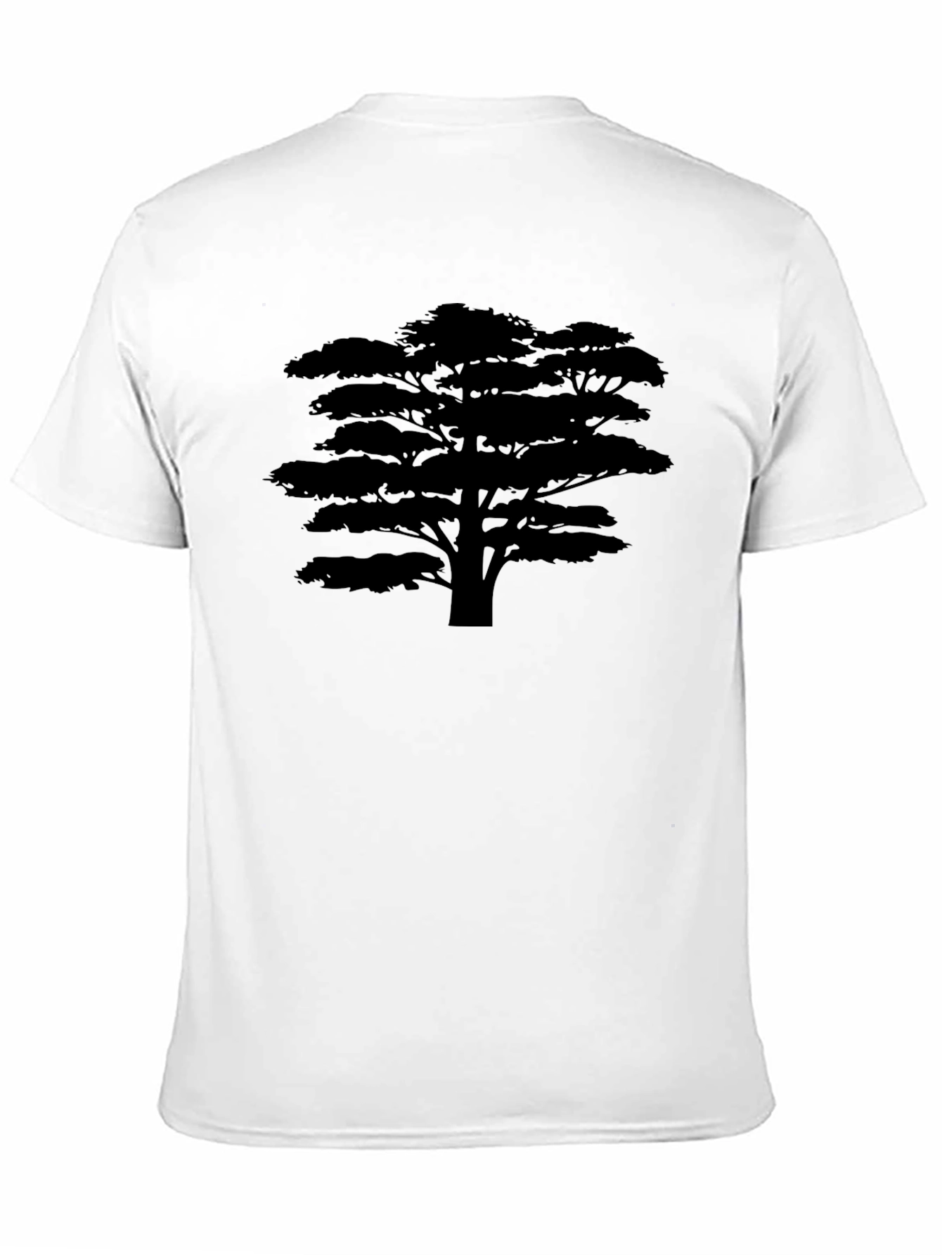 Silhouette Tree Graphic Black T-Shirt