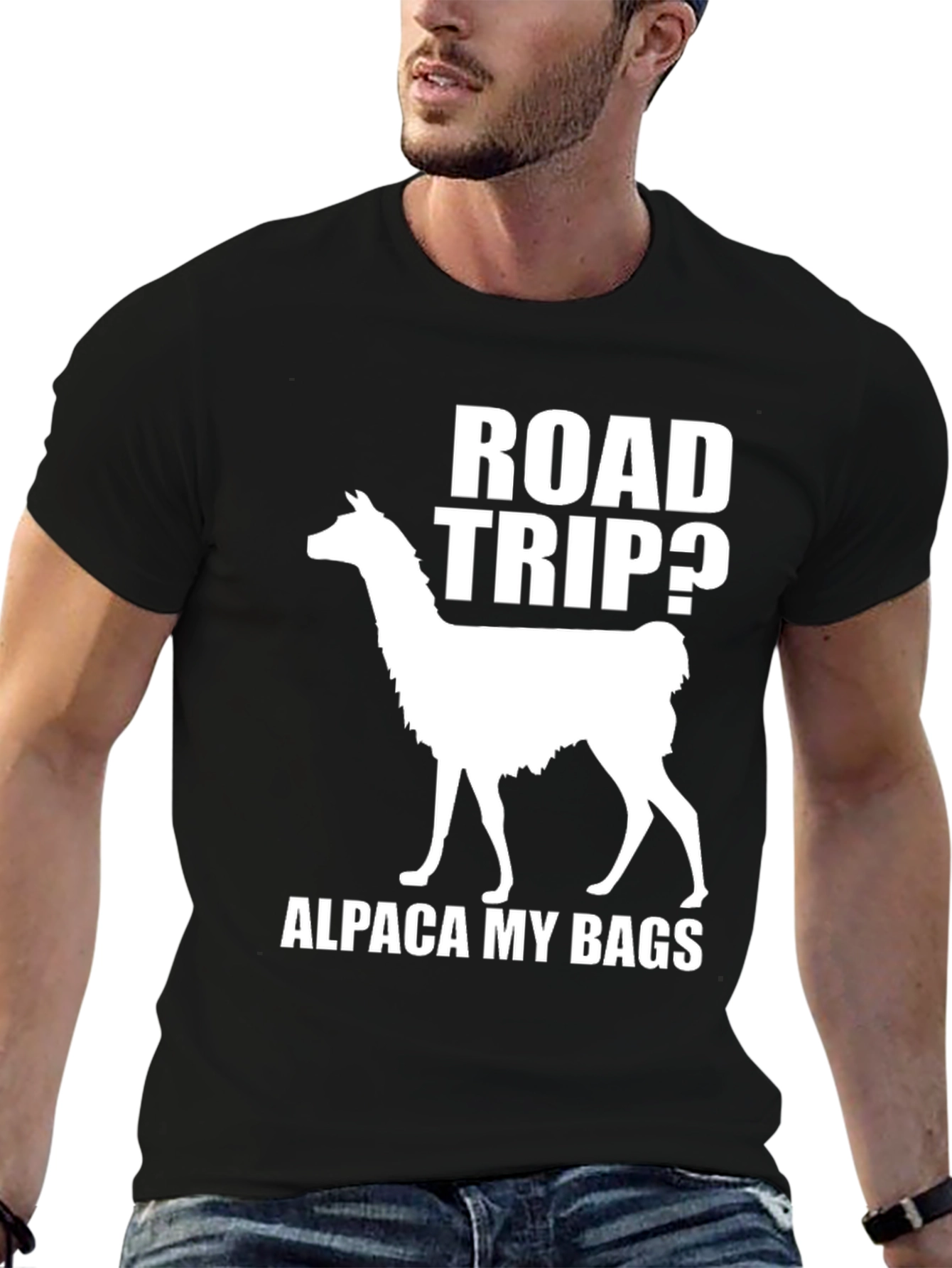 Road Trip Alpaca T-Shirt