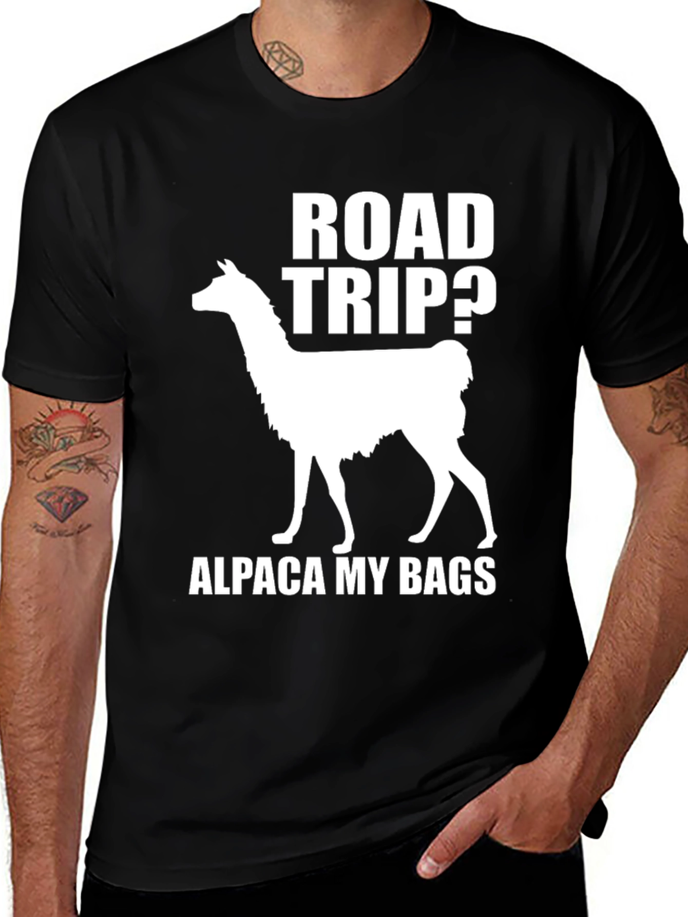 Road Trip Alpaca T-Shirt