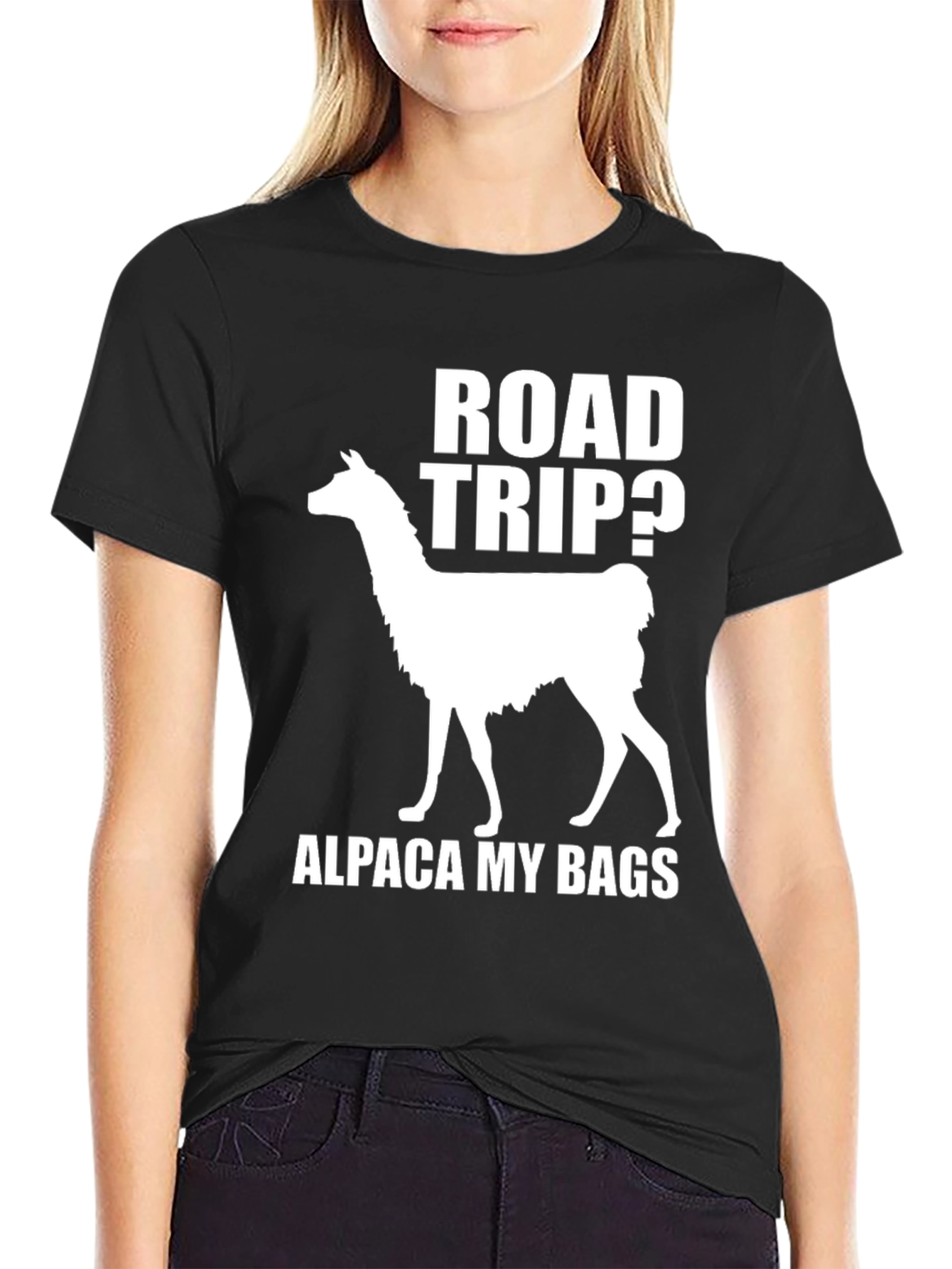 Road Trip Alpaca T-Shirt