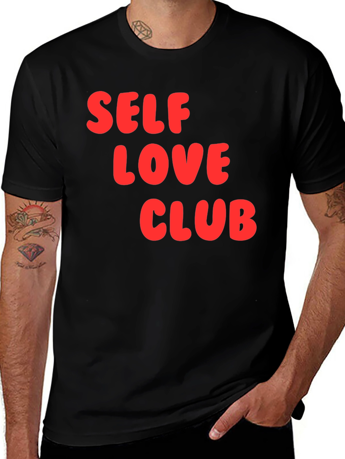 Self Love Club Graphic Tee - Black T-Shirt