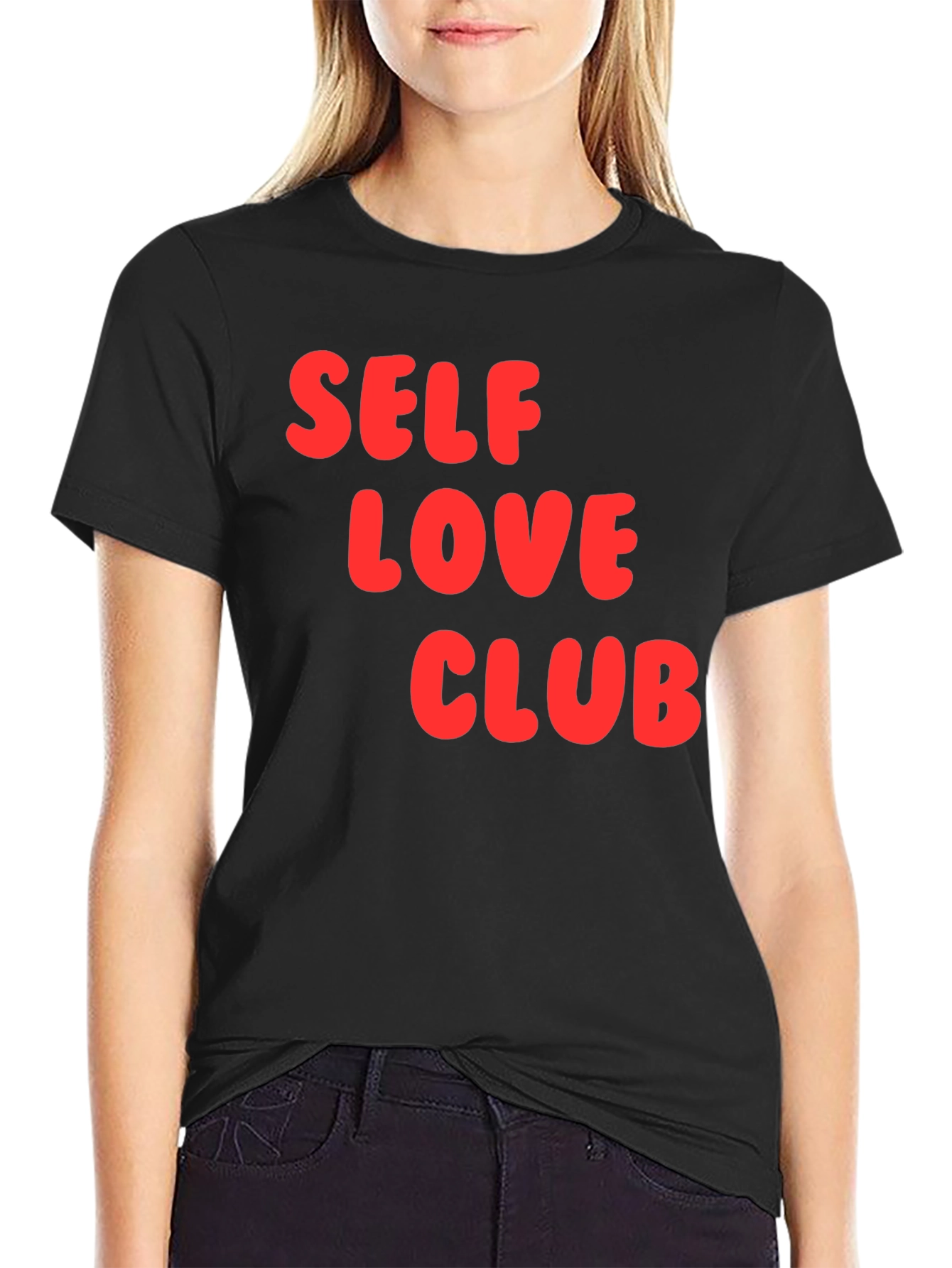 Self Love Club Graphic Tee - Black T-Shirt