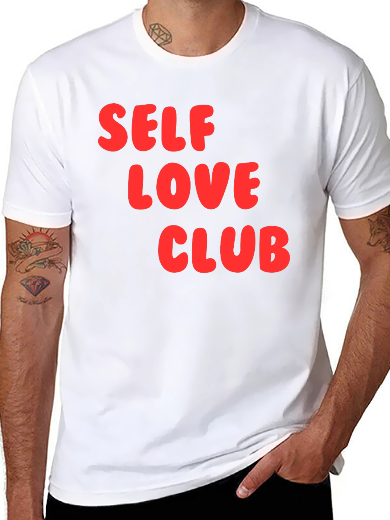Self Love Club Graphic Tee - Black T-Shirt