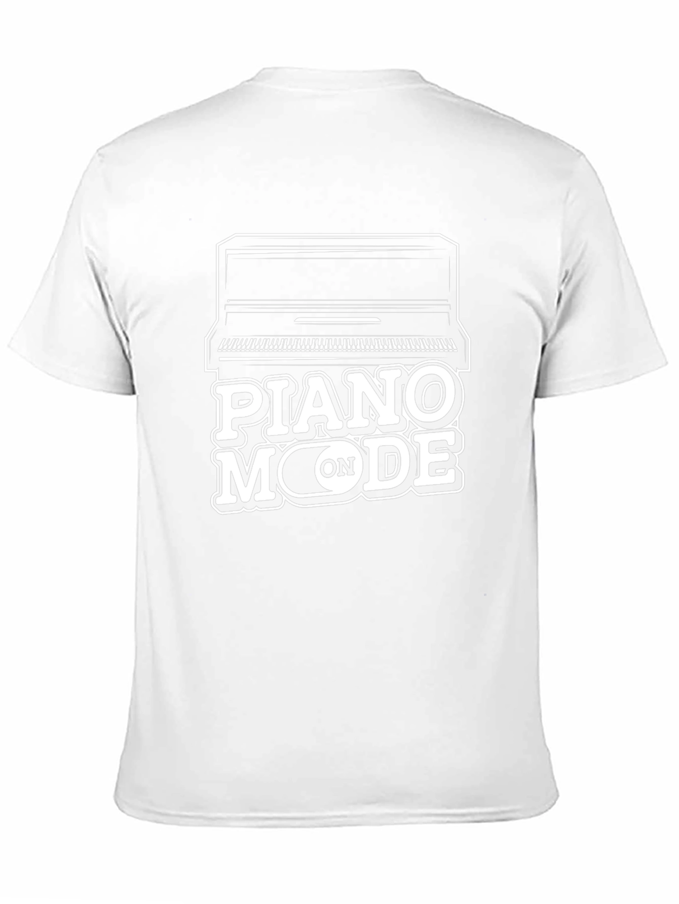 Piano Mode On T-Shirt - Music Lover Tee