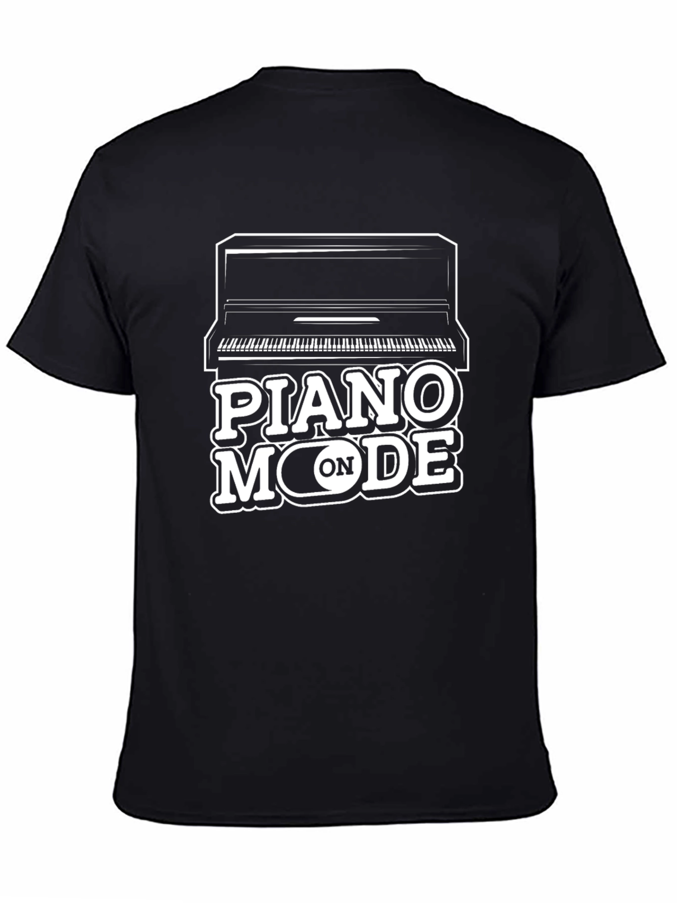 Piano Mode On T-Shirt - Music Lover Tee