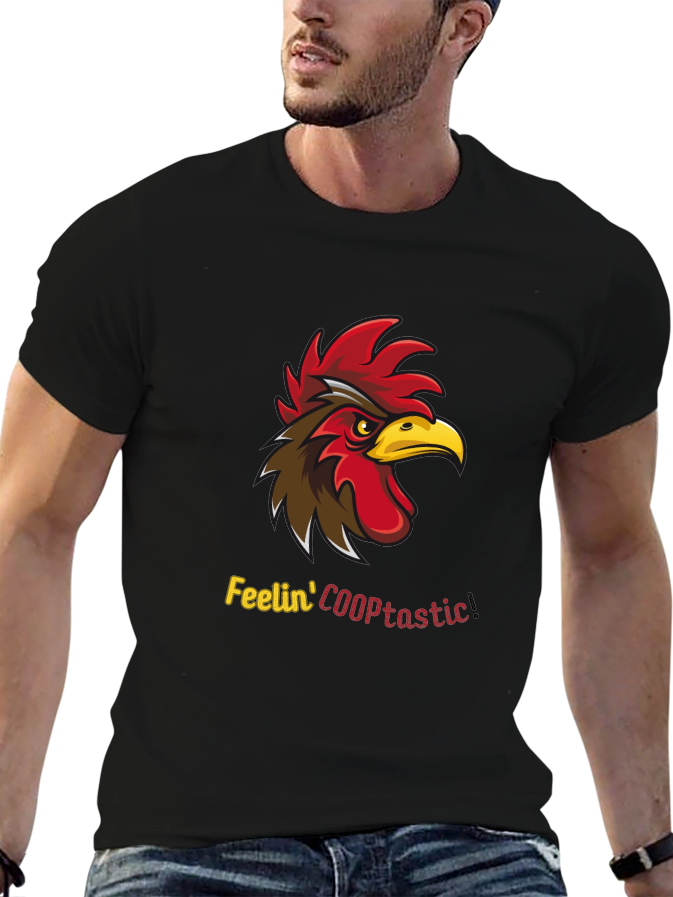 Feelin COOPtastic Rooster Graphic T-Shirt