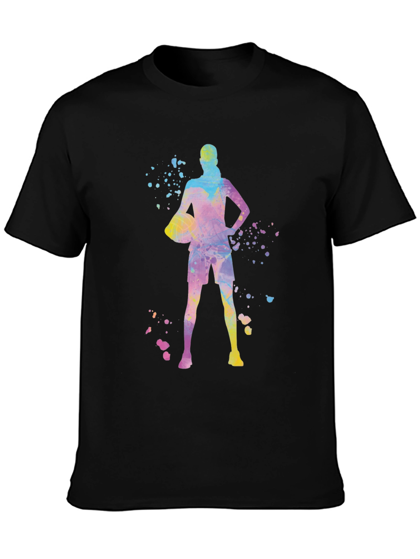 Basketball Player Graphic Tee - Trendy Sportswear