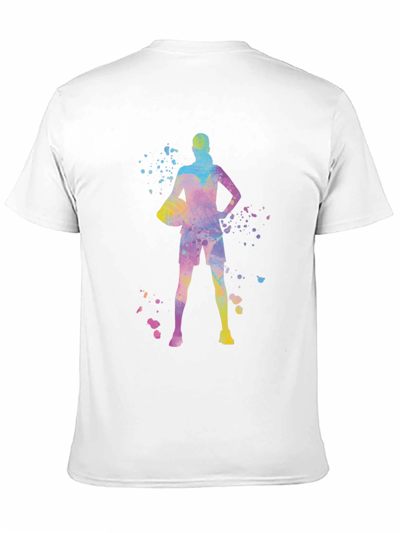 Basketball Player Graphic Tee - Trendy Sportswear