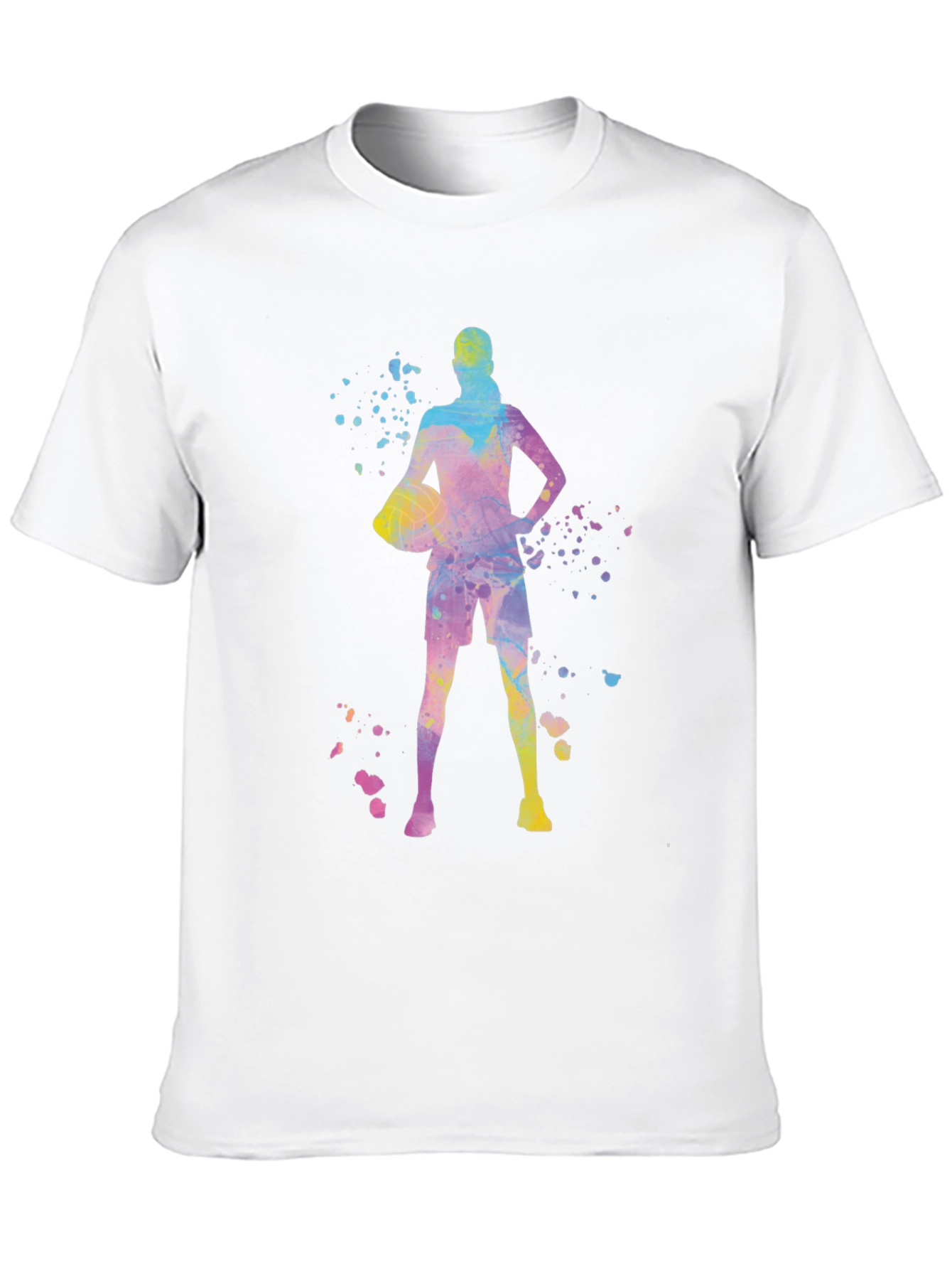 Basketball Player Graphic Tee - Trendy Sportswear