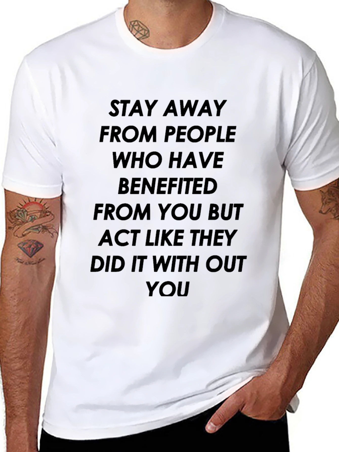 Statement T-Shirt: Stay Away From People