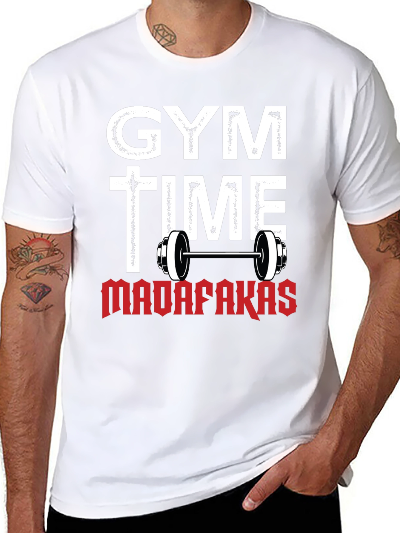 Gym Time Madafakas T-Shirt - Black