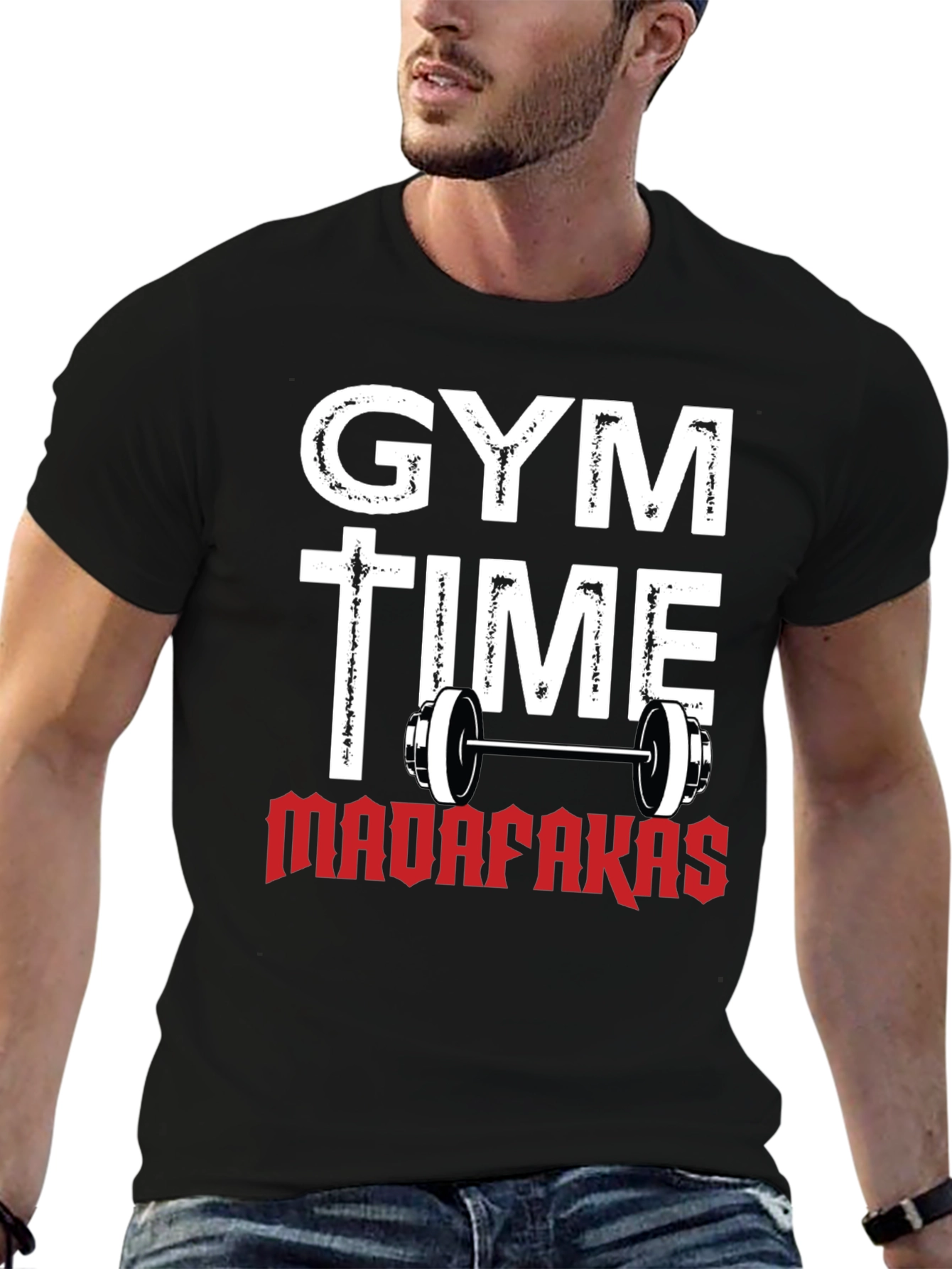 Gym Time Madafakas T-Shirt - Black
