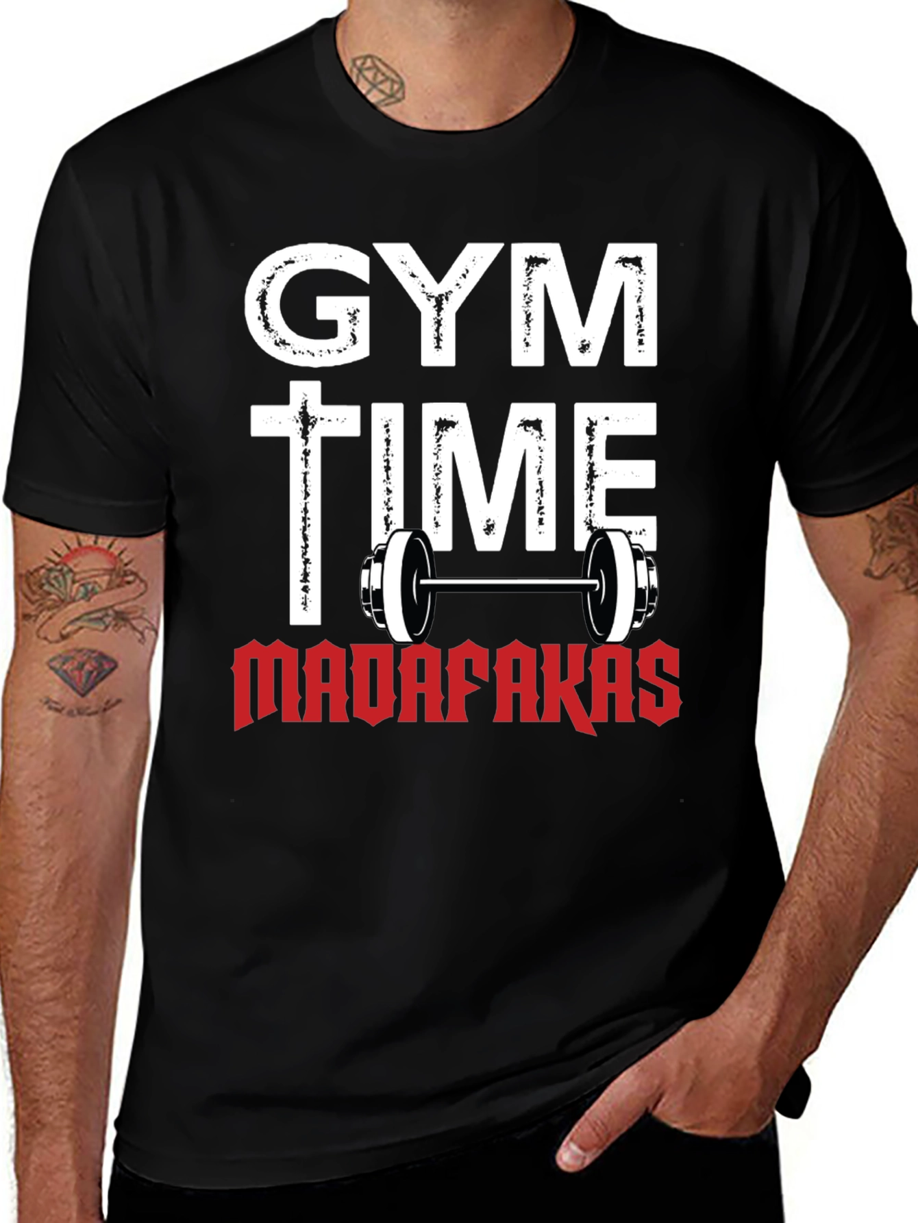 Gym Time Madafakas T-Shirt - Black