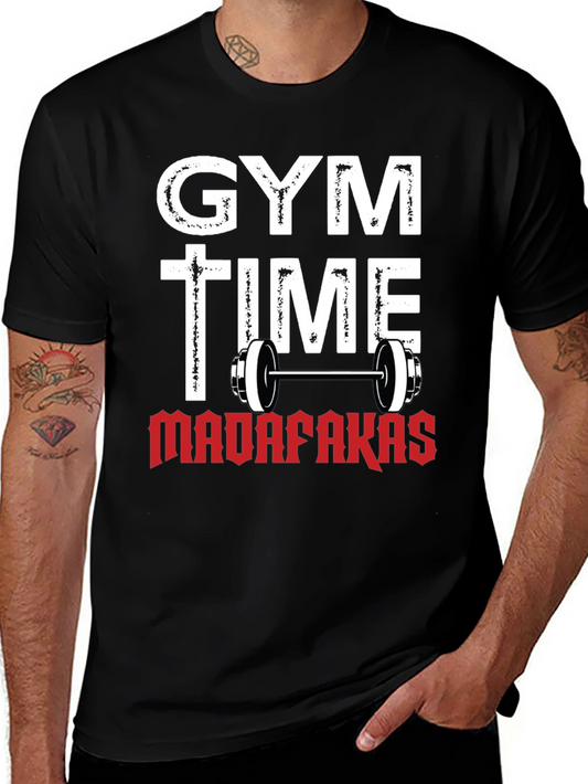Gym Time Madafakas T-Shirt - Black