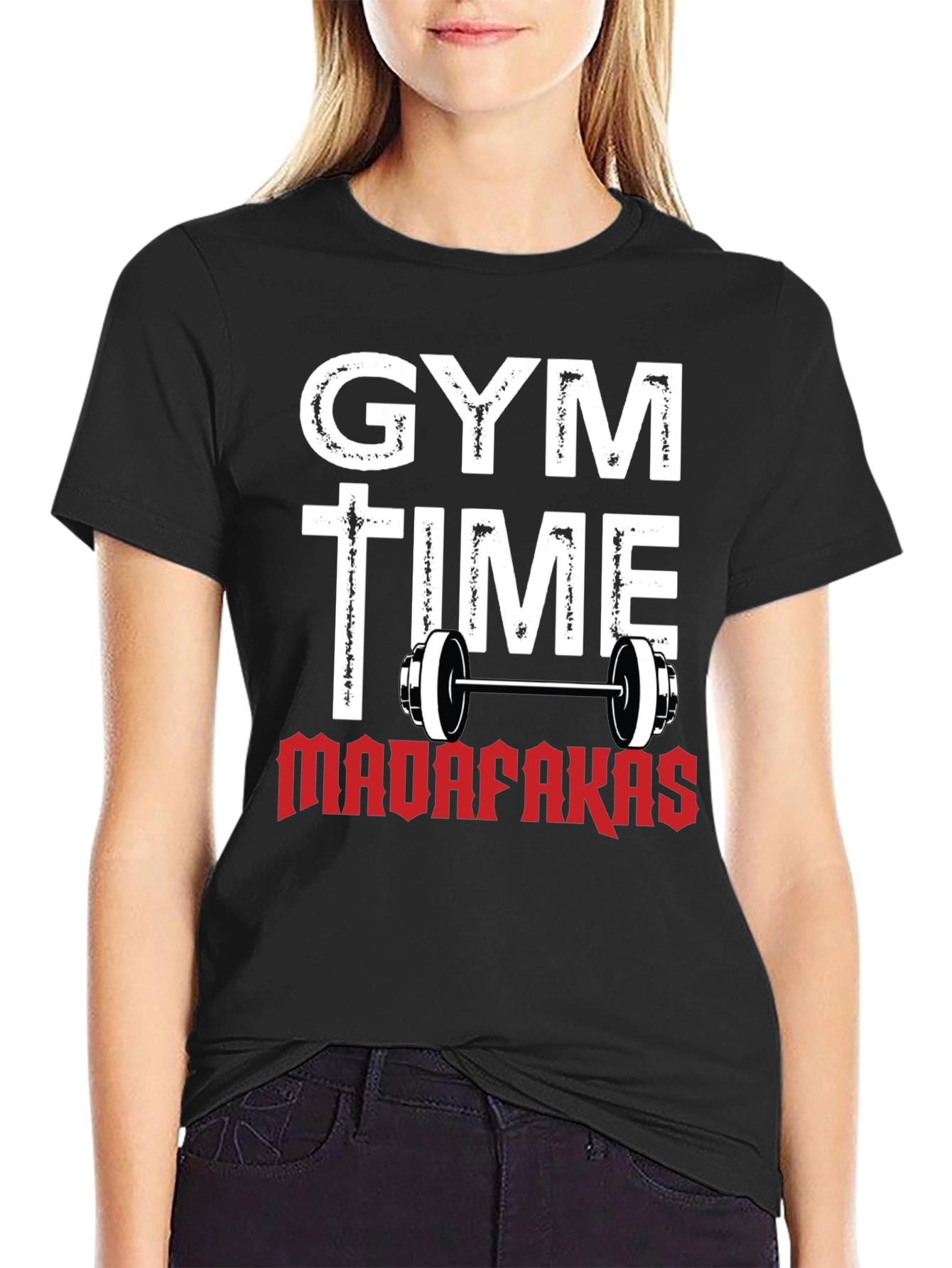 Gym Time Madafakas T-Shirt - Black