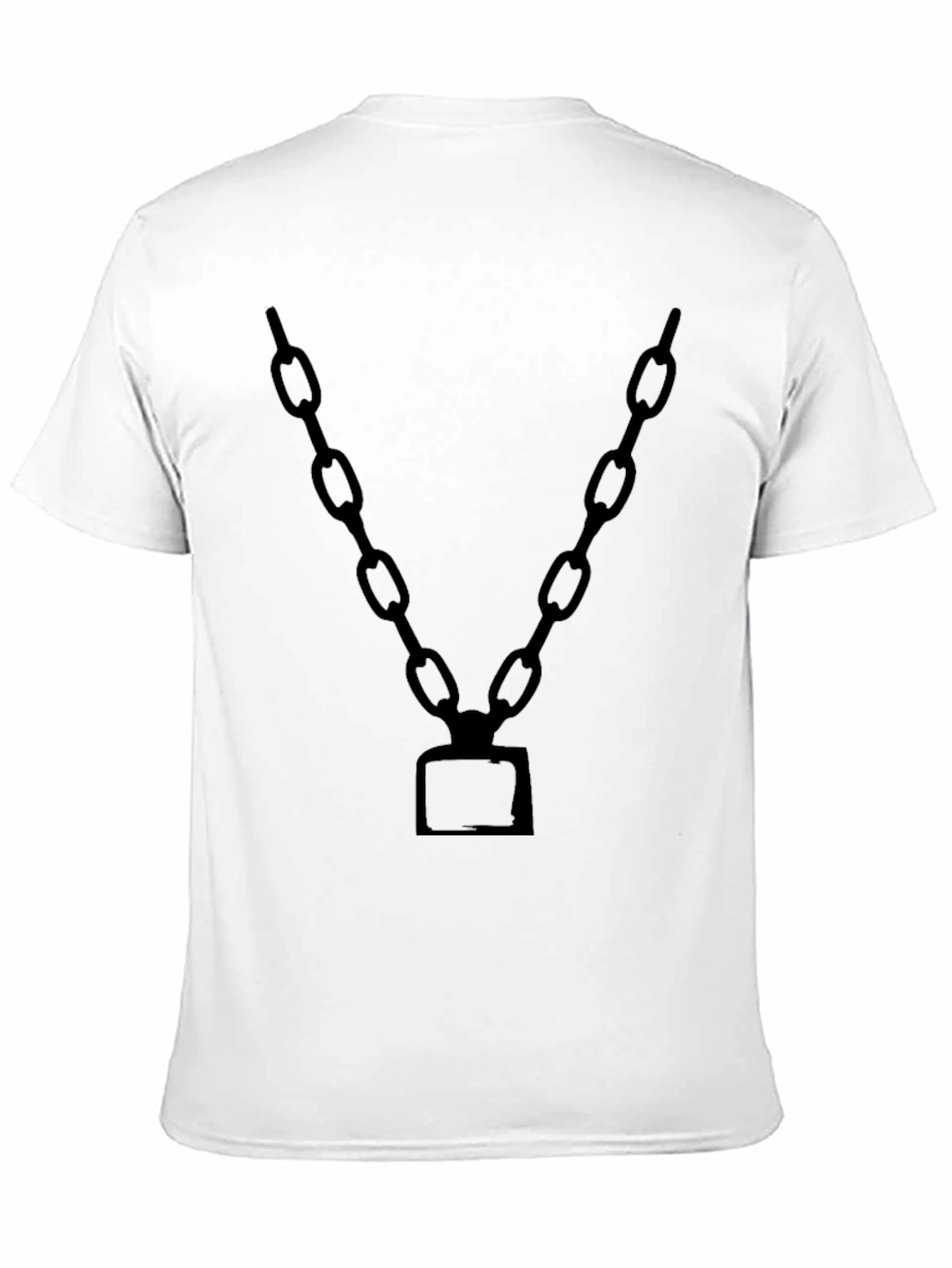Chain Graphic Black T-Shirt